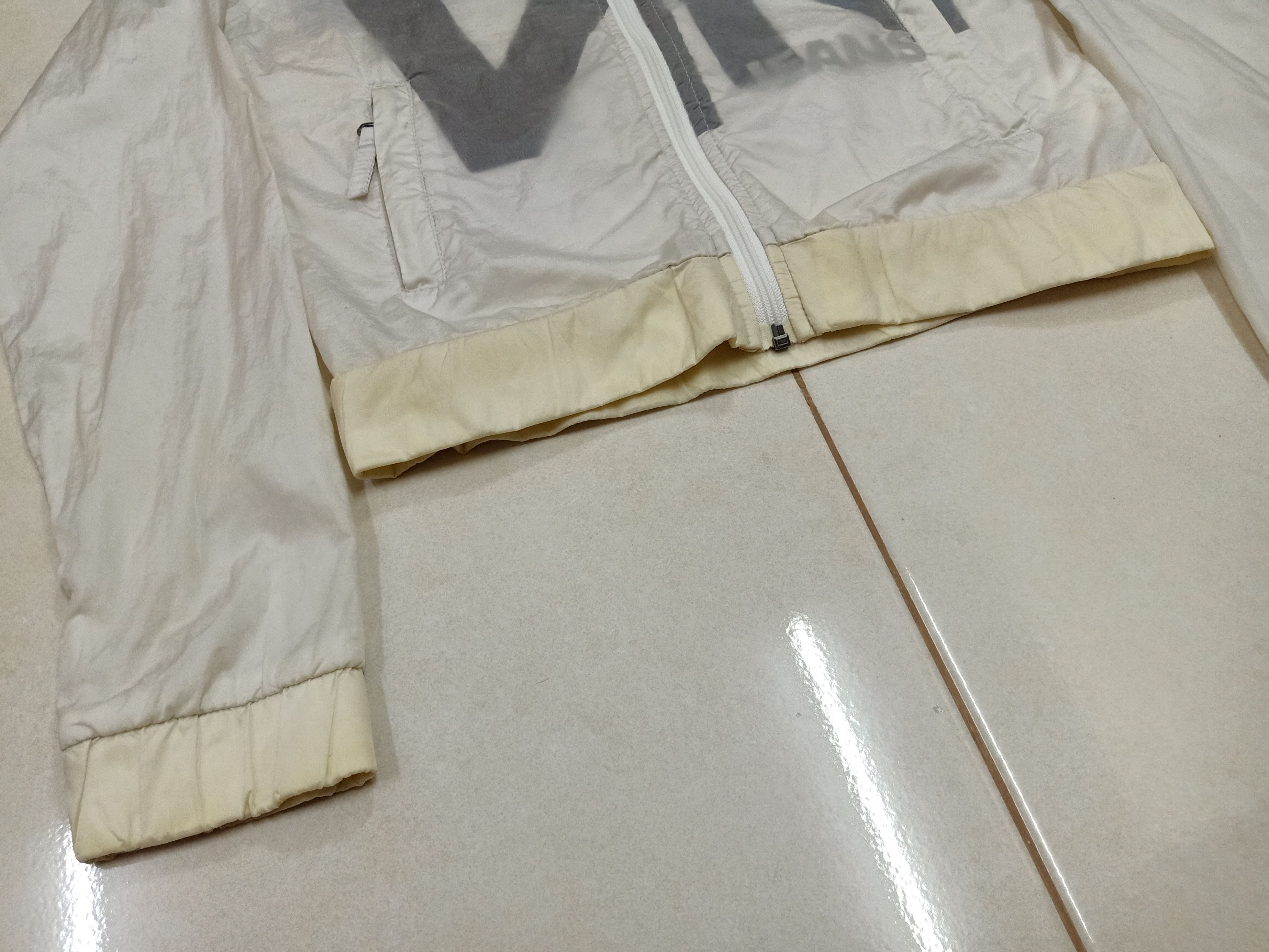 Calvin Klein CALVIN KLIEN JEANS Transparent Big Logo Windbreaker Jacket. Size S / US 4 / IT 40 - 22 Thumbnail