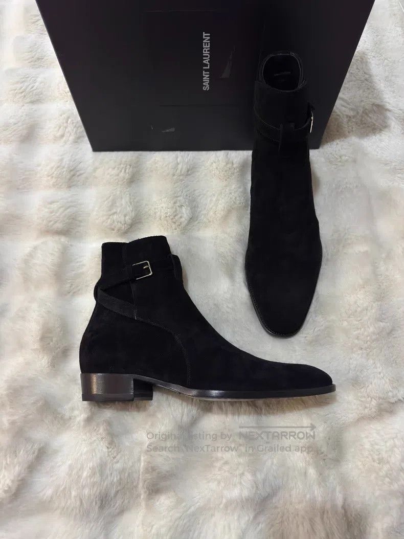 Saint Laurent Paris Saint Laurent Ellis 50 Banana Leather Boots