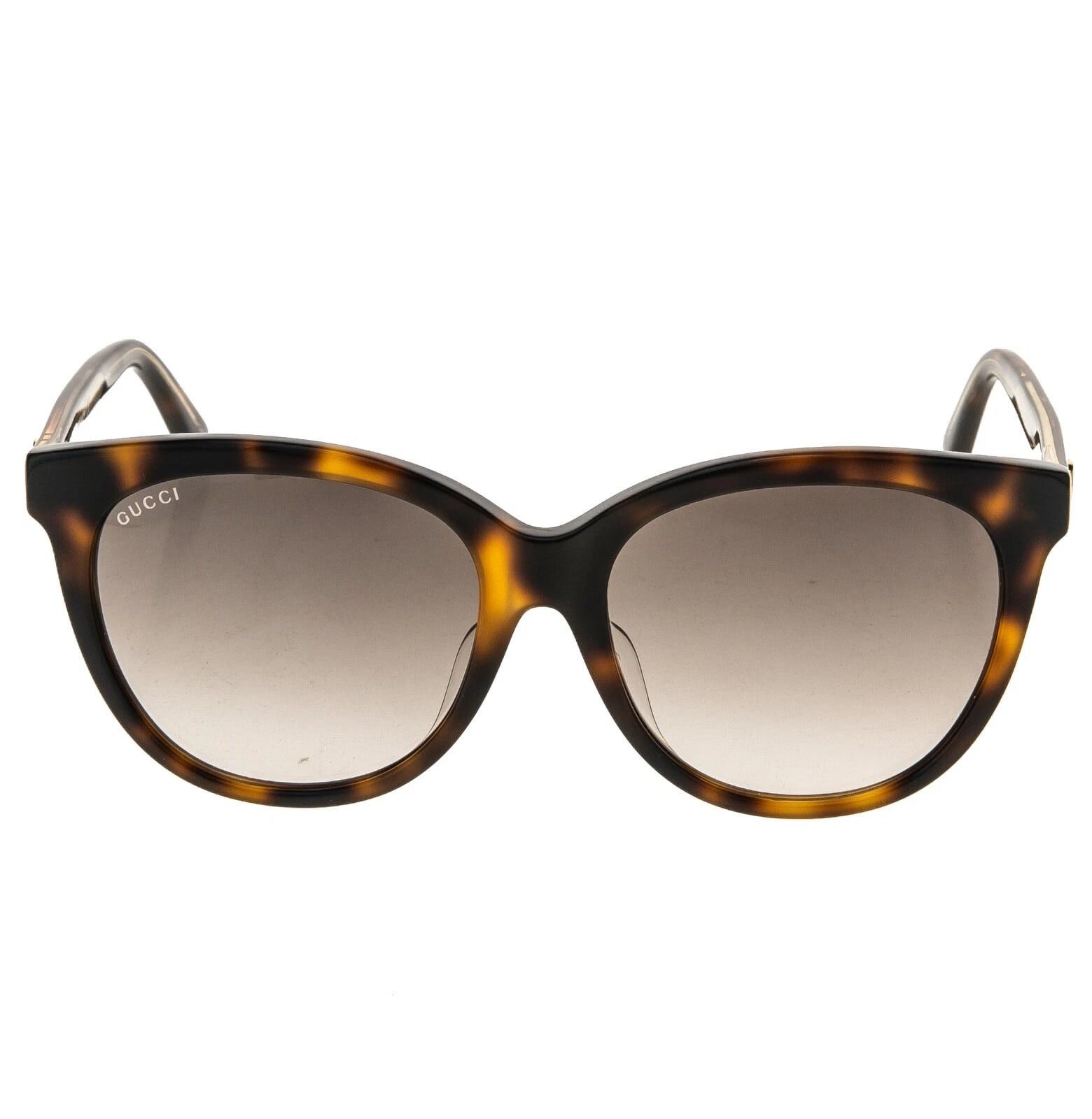 Gucci GUCCI GG0081S 0081 Crystal Havana Gradient Sunglasses 003 Size ONE SIZE - 10 Thumbnail