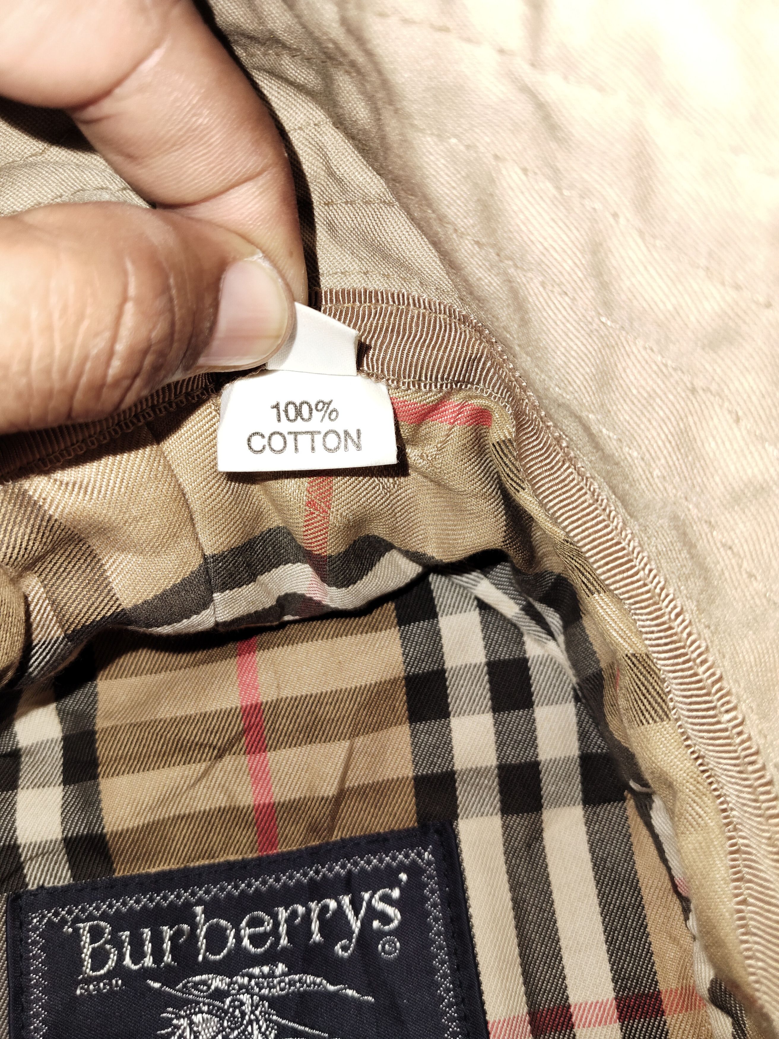 Burberry × Vintage Vintage BURBERRY Bucket Hat Size ONE SIZE - 6 Thumbnail