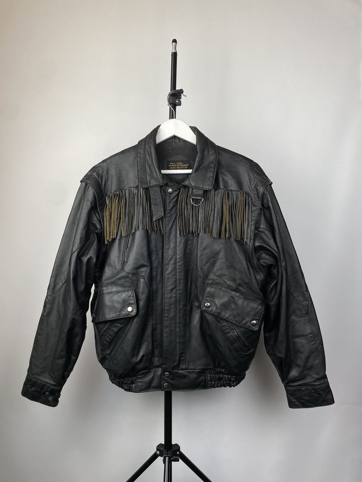 Indian Motorcycle × Vintage Crazy 90s vintage leather Racing skyjacket jacket Size US S / EU 44-46 / 1 - 2 Thumbnail