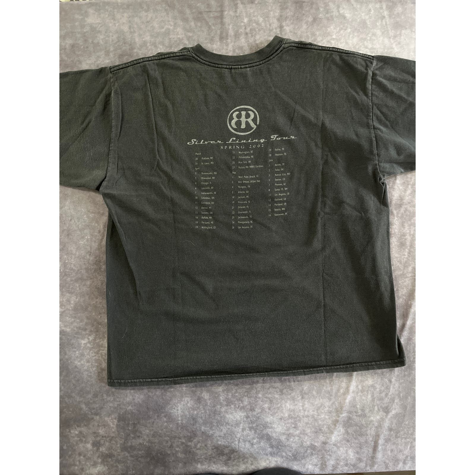 Gildan Bonnie Raitt Silver Lining Tour T-Shirt Size US XL / EU 56 / 4 - 5 Thumbnail