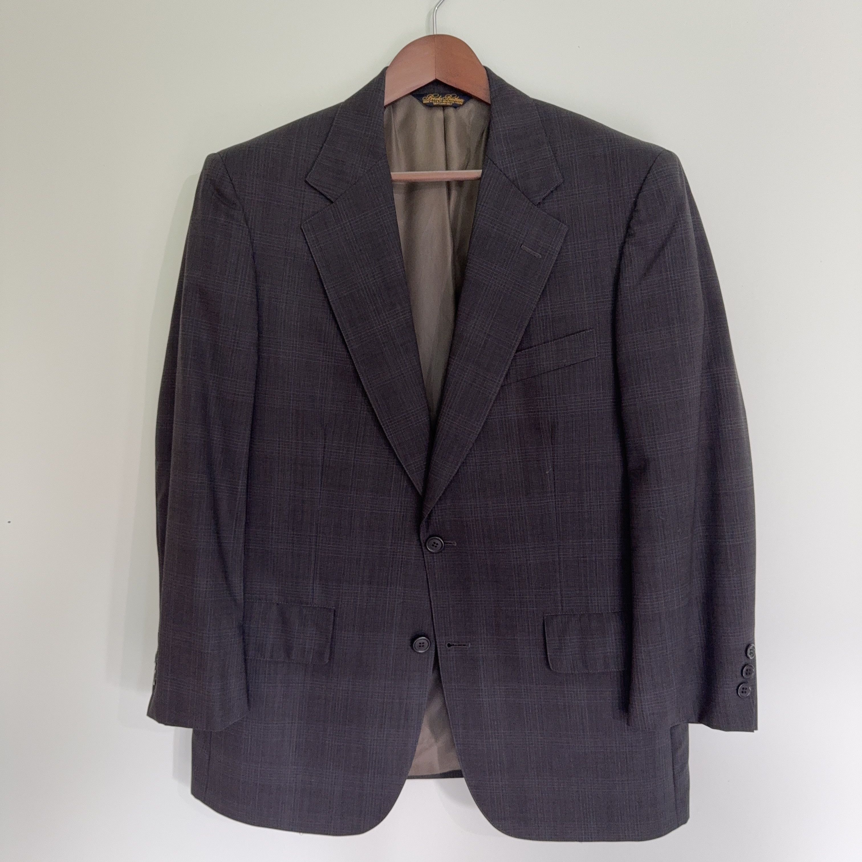 Brooks Brothers Brooks Brothers Makers Sport Coat 40R Gray Wool USA Size 40R - 1 Thumbnail