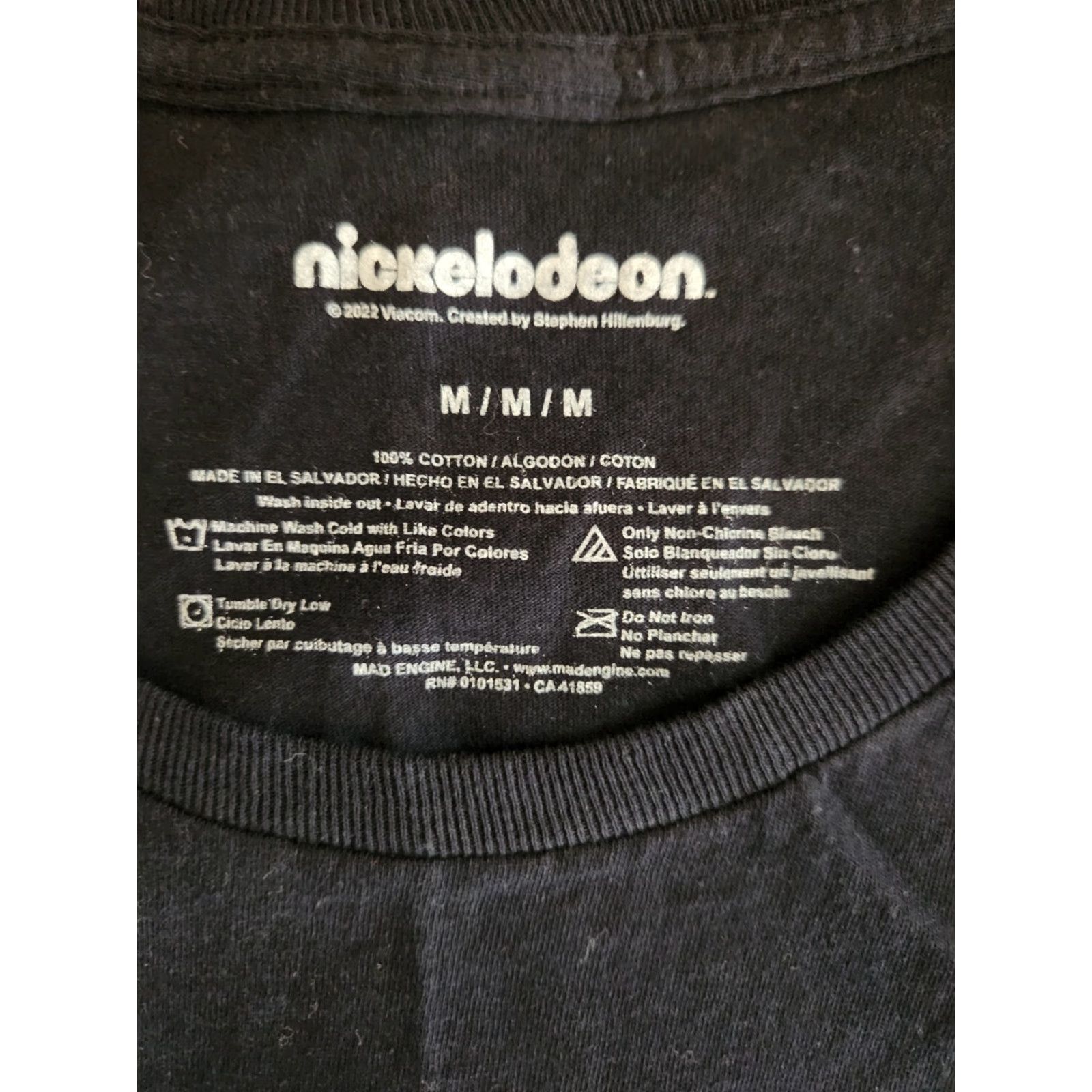 Nickelodeon Nickelodeon Mens SpongeBob SquarePants Best Friends Forever Shirt M Black Crew Neck Short Sleeve T-Shirt Size US M / EU 48-50 / 2 - 2 Thumbnail