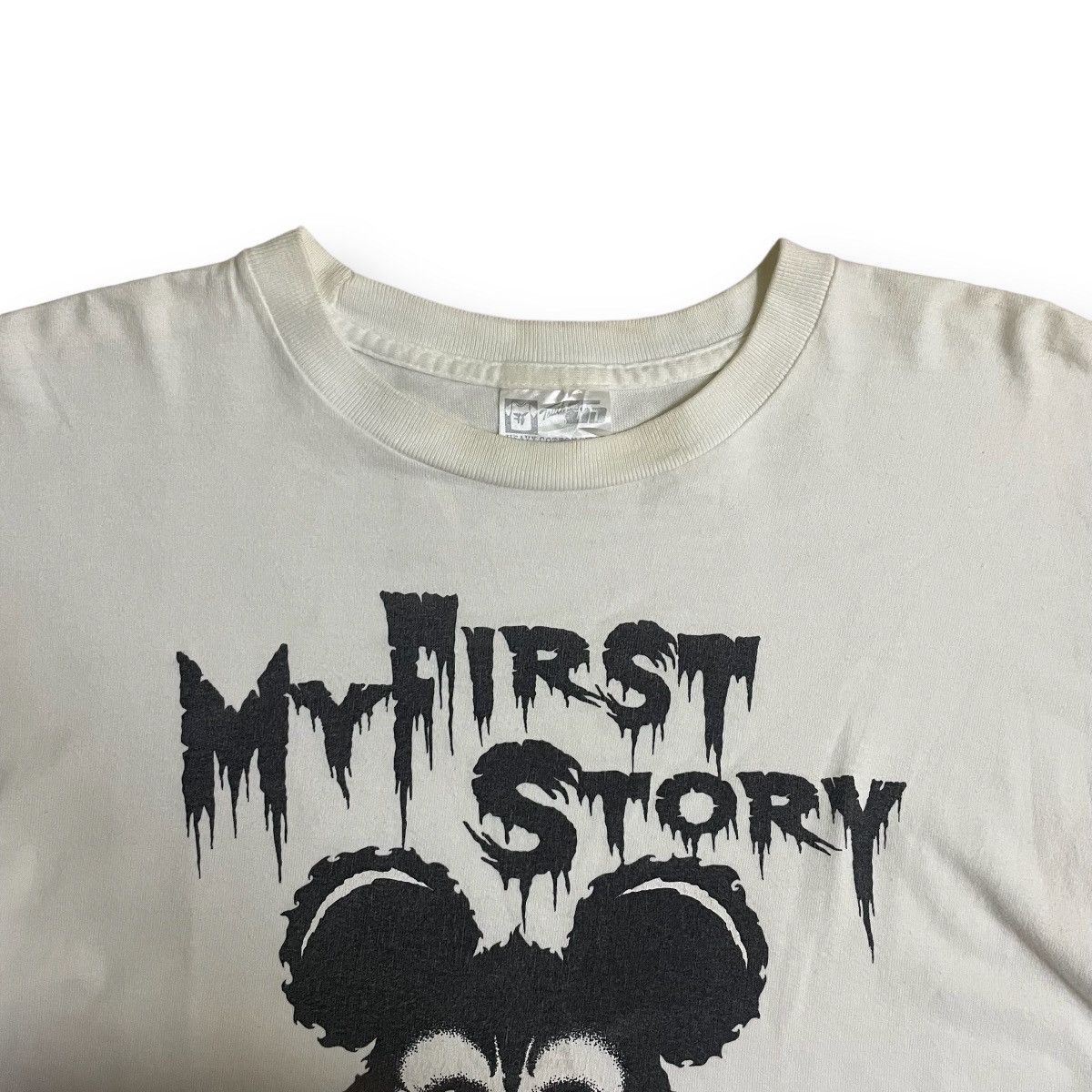 Disney Rare White Tee Japan Punk Band Disney My First Story Size US S / EU 44-46 / 1 - 3 Thumbnail