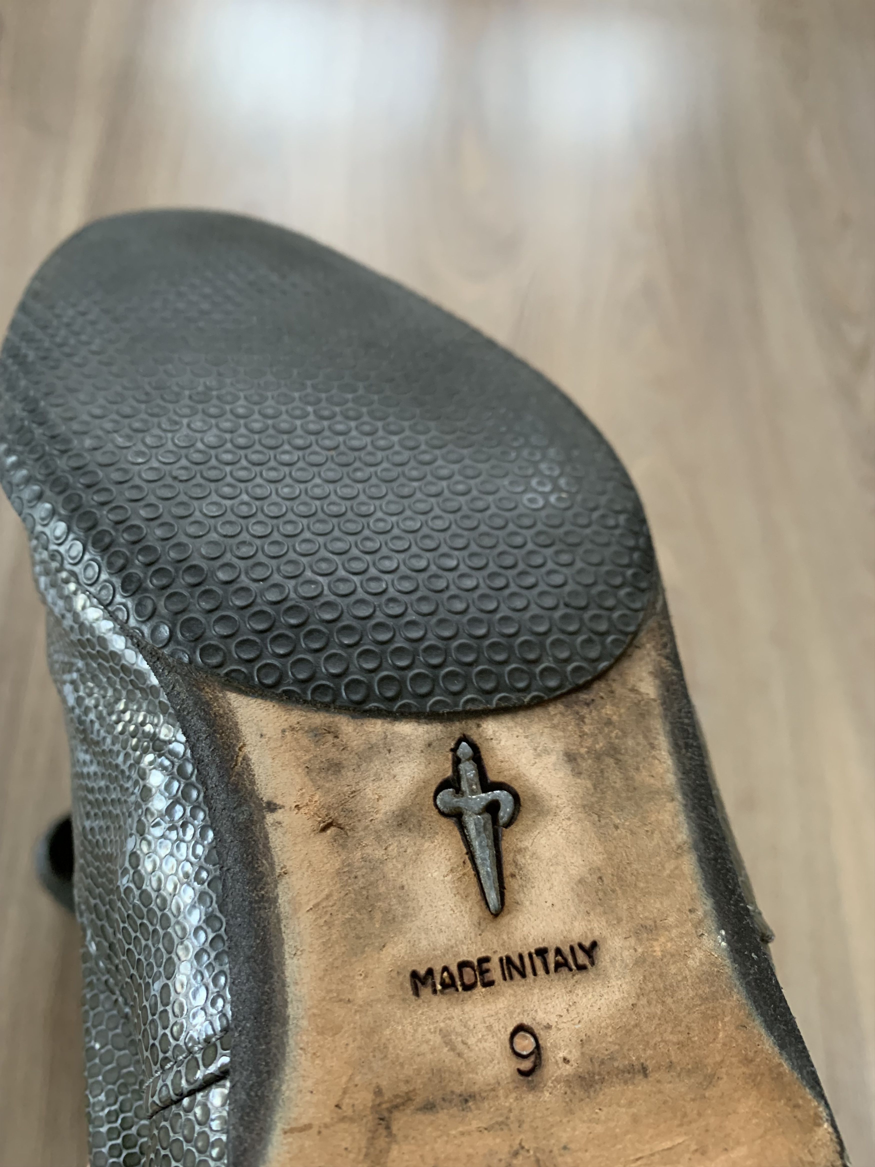 Paciotti × Vintage Cesare Paciotti Reptile Leather Brogs Shoes Size US 8 / EU 41 - 8 Thumbnail