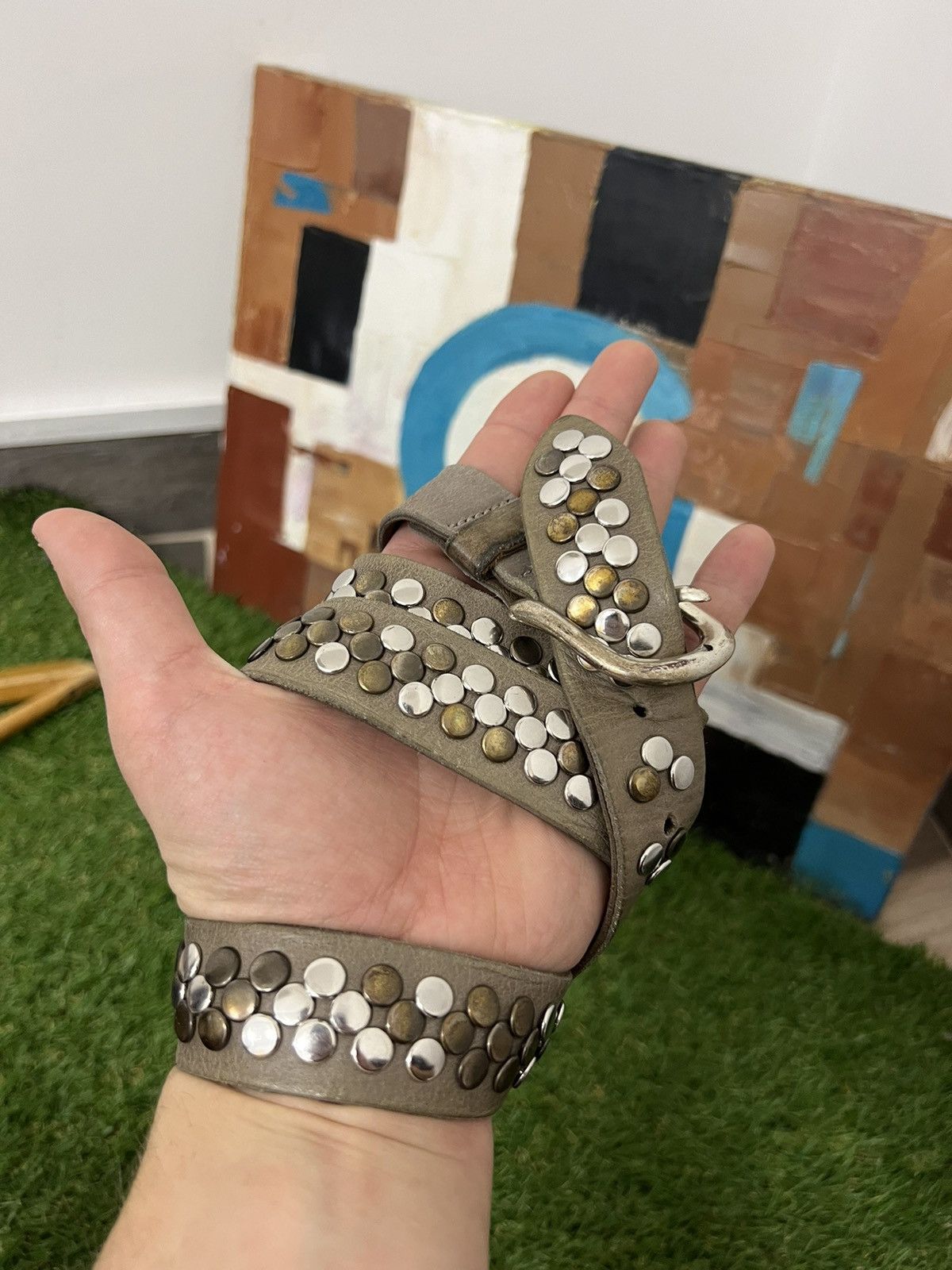 If Six Was Nine × Japanese Brand × Vintage Vintage Studded Y2K