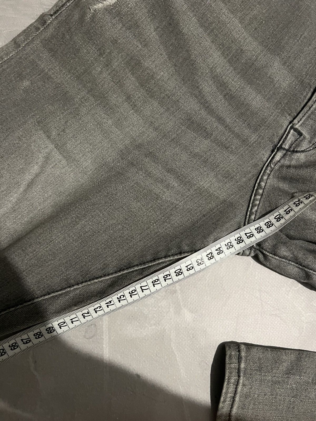 Vintage Skinny Japanese If Six Was Nine Style Jeans Faded 90 Size US 34 / EU 50 - 9 Thumbnail