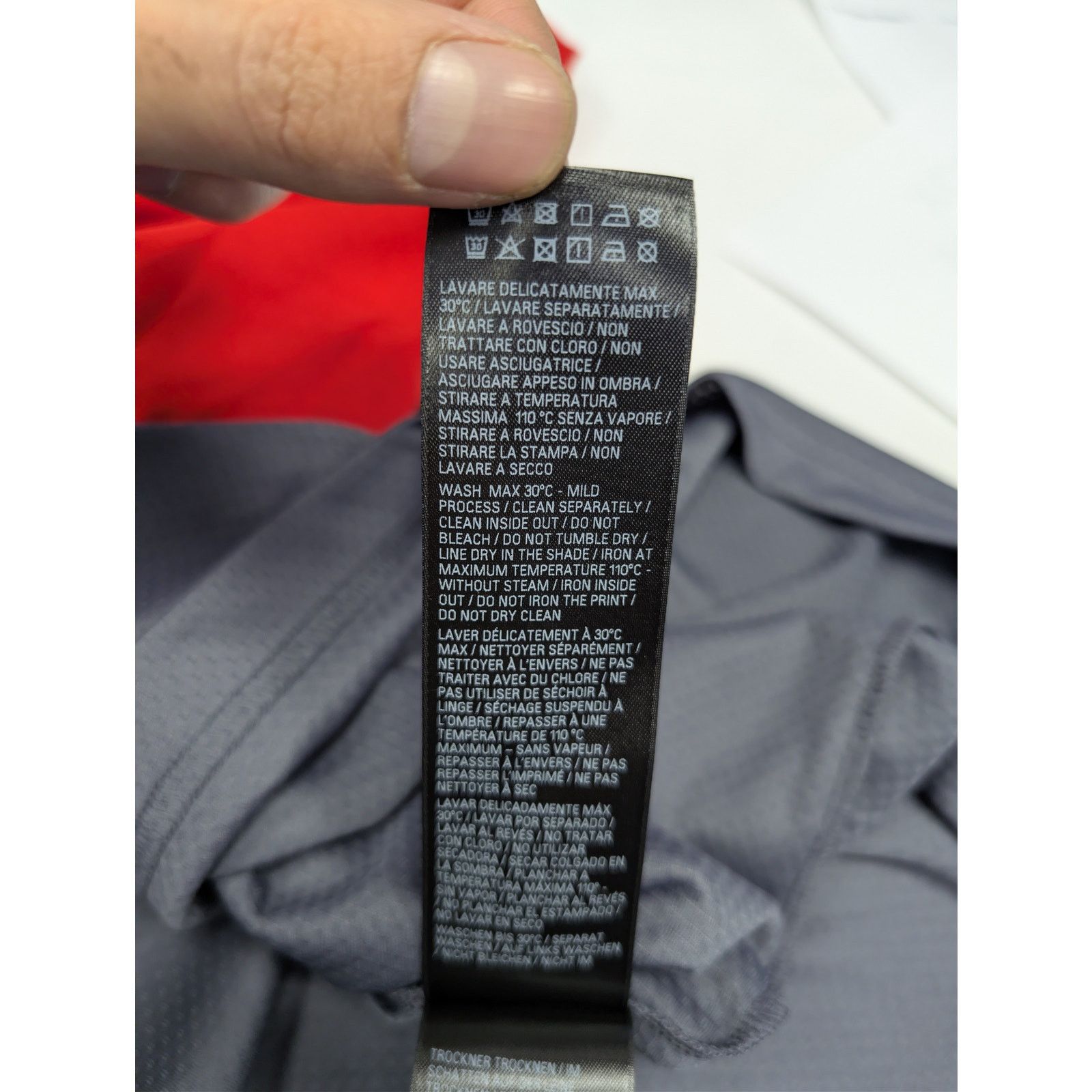 Balenciaga × Under Armour o1rshd1 Sporty Mesh UA Triple Layered T-Shirt in Castle Rock Size US M / EU 48-50 / 2 - 16 Thumbnail
