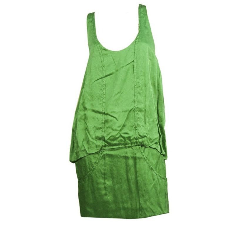 Stella McCartney Stella McCartney Green Racerback Mini Dress – Size 40 (IT) Size S / US 4 / IT 40 - 7 Thumbnail