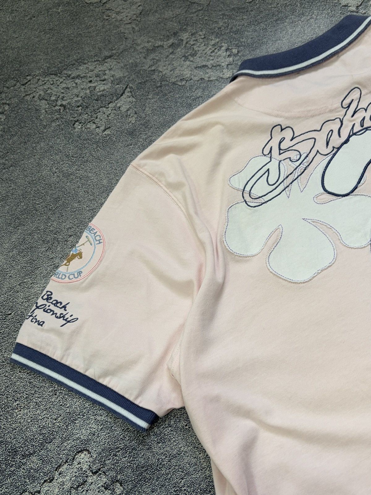 La Martina La Martina Argentina Ocean Polo Club Pink Patch Logo XXL Size US XXL / EU 58 / 5 - 12 Thumbnail