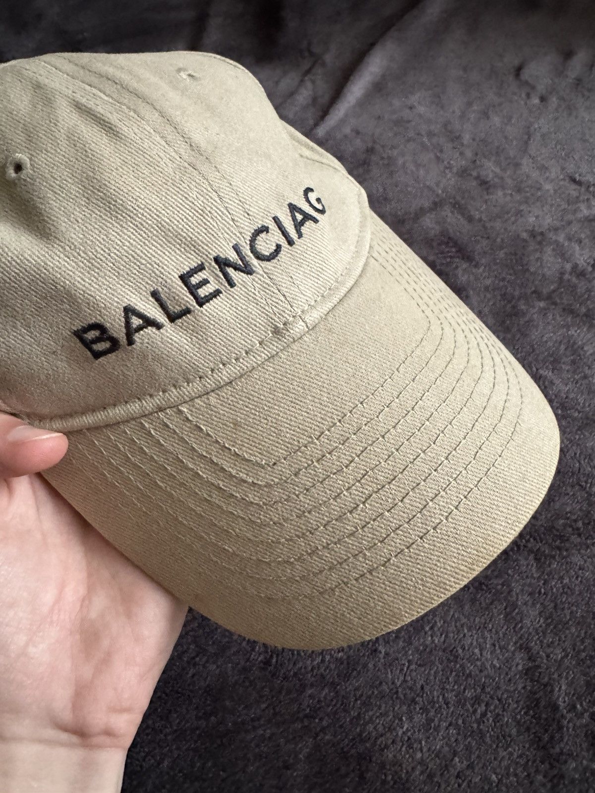 Balenciaga Rare ballenciaga beige cap logo Size ONE SIZE - 15 Thumbnail