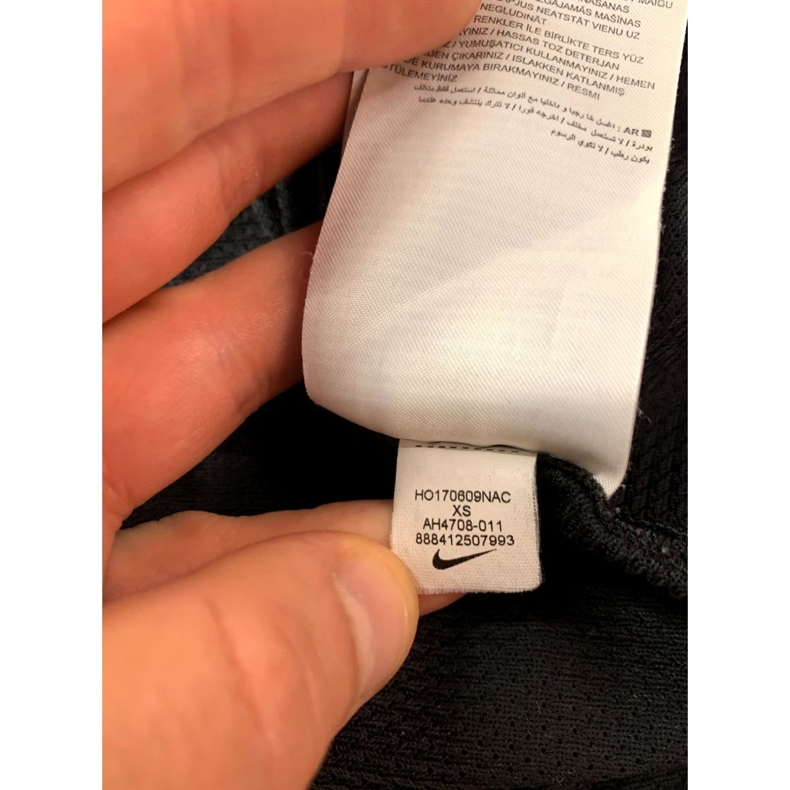 Nike NIKE RUN RUNNING DRI-FIT ORIGINAL 2017 WOMEN T-Shirt XS Black Training Jersey Short Sleeve - Nike Dri-FIT Shirt Womens XS Size XS / US 0-2 / IT 36-38 - 6 Thumbnail