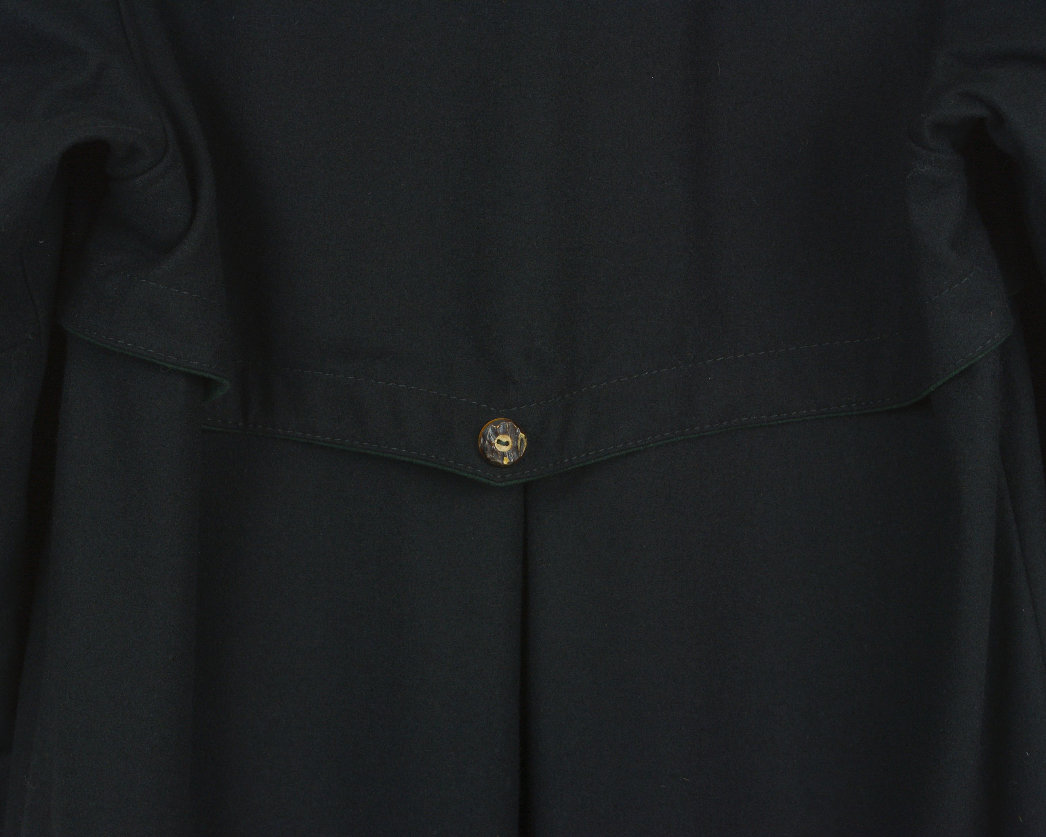 Vintage BAVARIA LODEN Ursl Trachten Pure New Wool Over Coat Jacket Size L / US 10 / IT 46 - 9 Thumbnail