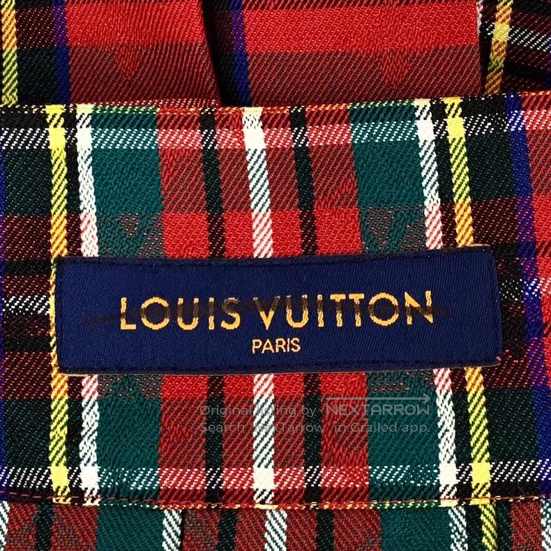 Louis Vuitton Louis Vuitton size s Red check worsted wool pleated skirt Size 24" / US 00 / IT 34 - 5 Thumbnail