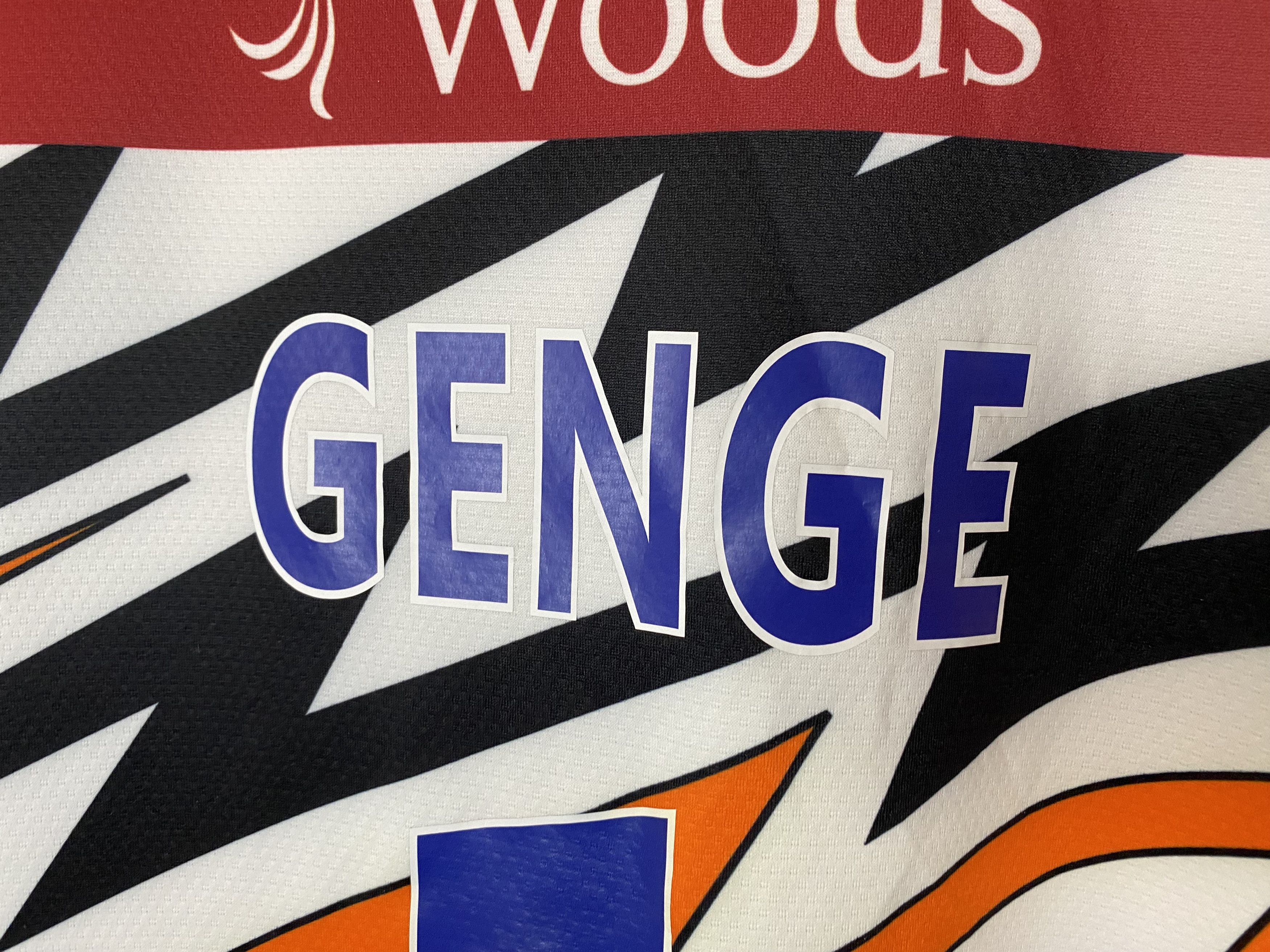 Canterbury of New Zealand #1 ELLIS GENGE LEICESTER TIGERS RUGBY UNION SHIRT JERSEY Size US XXL / EU 58 / 5 - 3 Thumbnail