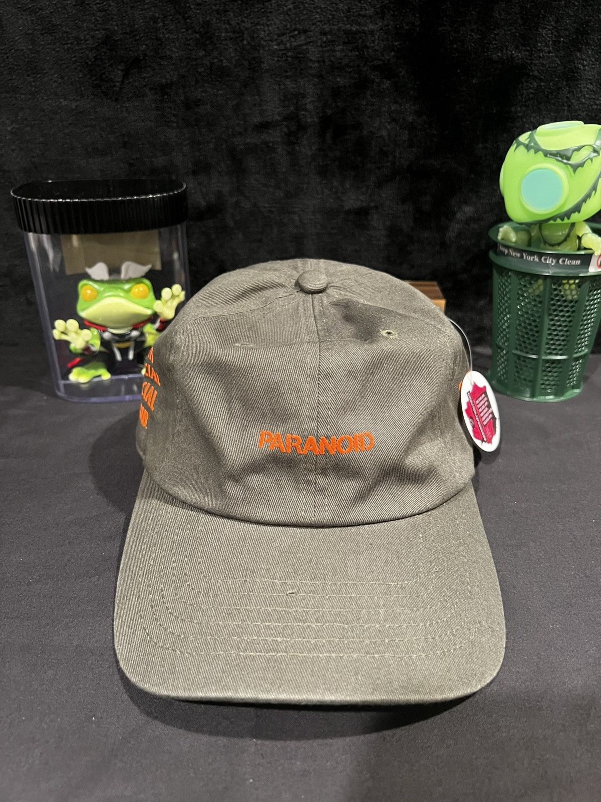 Anti Social Social Club × Undefeated 🧢 One Size | ASSC X Undefeated Paranoid Olive Cap Size ONE SIZE - 6 Thumbnail