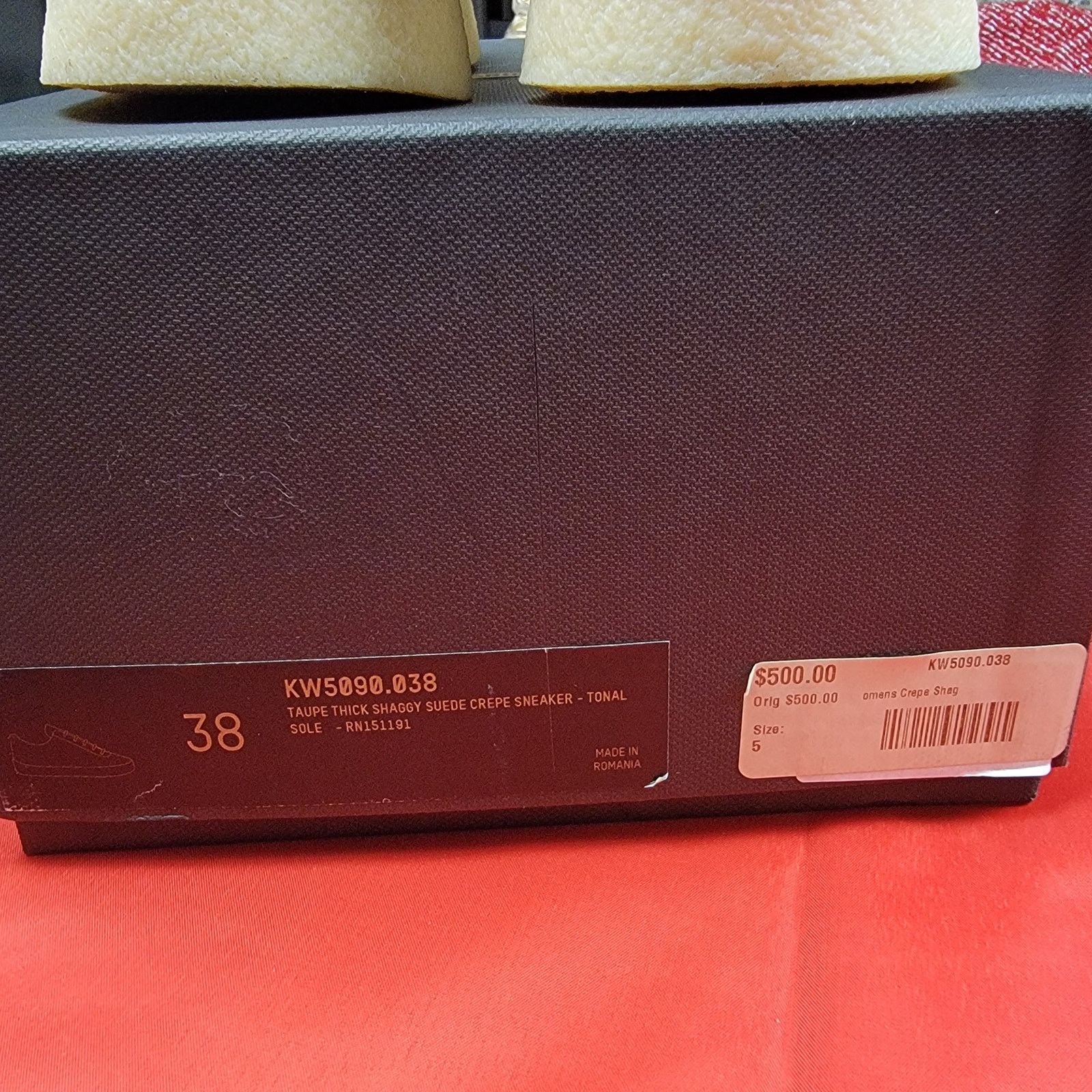 Yeezy Yeezy Season 6 Thick Shaggy Suede Crepe 'Taupe' (Sz 38) Size US 5.5 / EU 38 - 7 Thumbnail