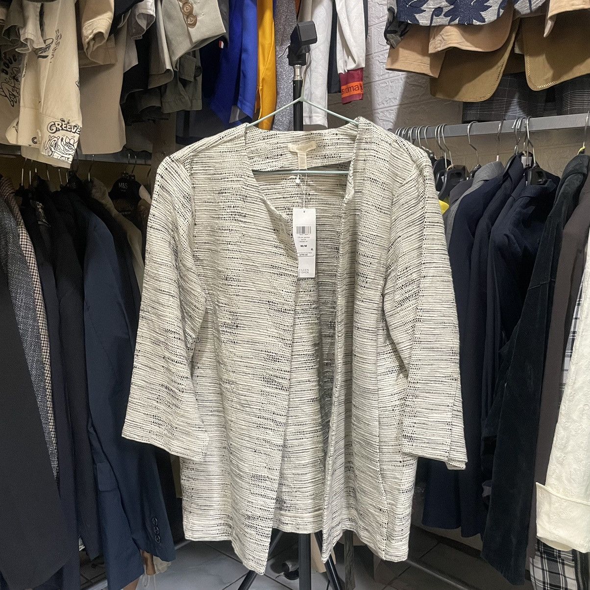 Eileen Fisher Woven Blazer Eileen Fisher (New Tag) Size XL / US 12-14 / IT 48-50 - 1 Thumbnail