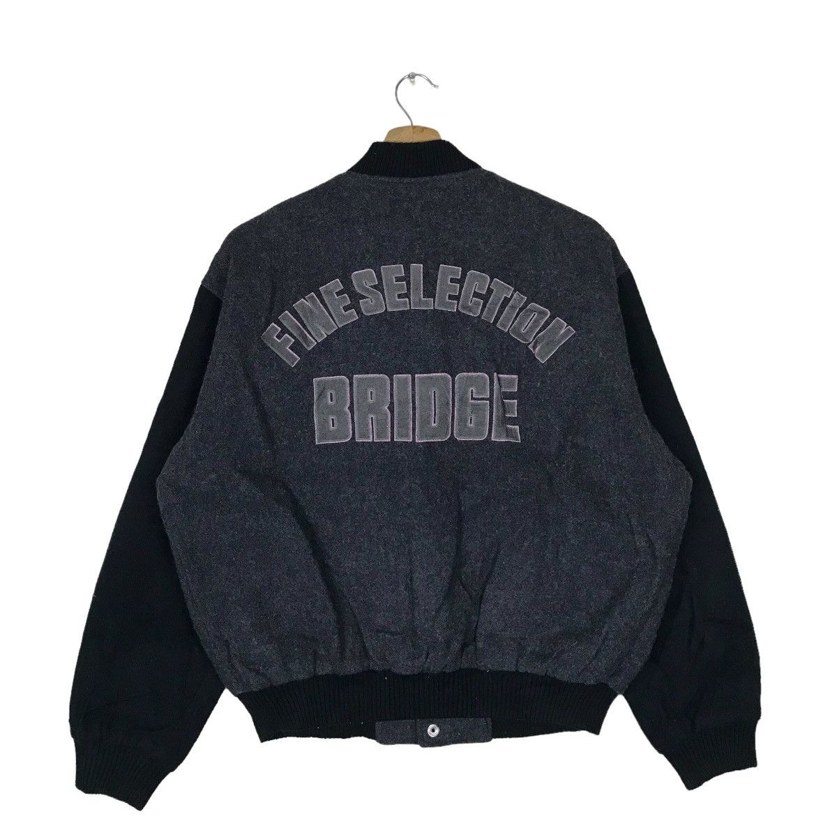 image of Vintage Excellent By Cycle Hit Snap Button Jacket in Black/Grey, Men's (Size Large)