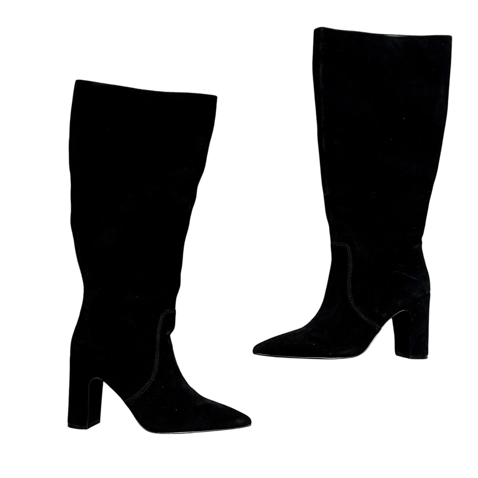 Steve Madden Steve Madden Evey Wide Calf Boots Size 6.5 suede black Size US 6.5 / IT 36.5 - 2 Thumbnail