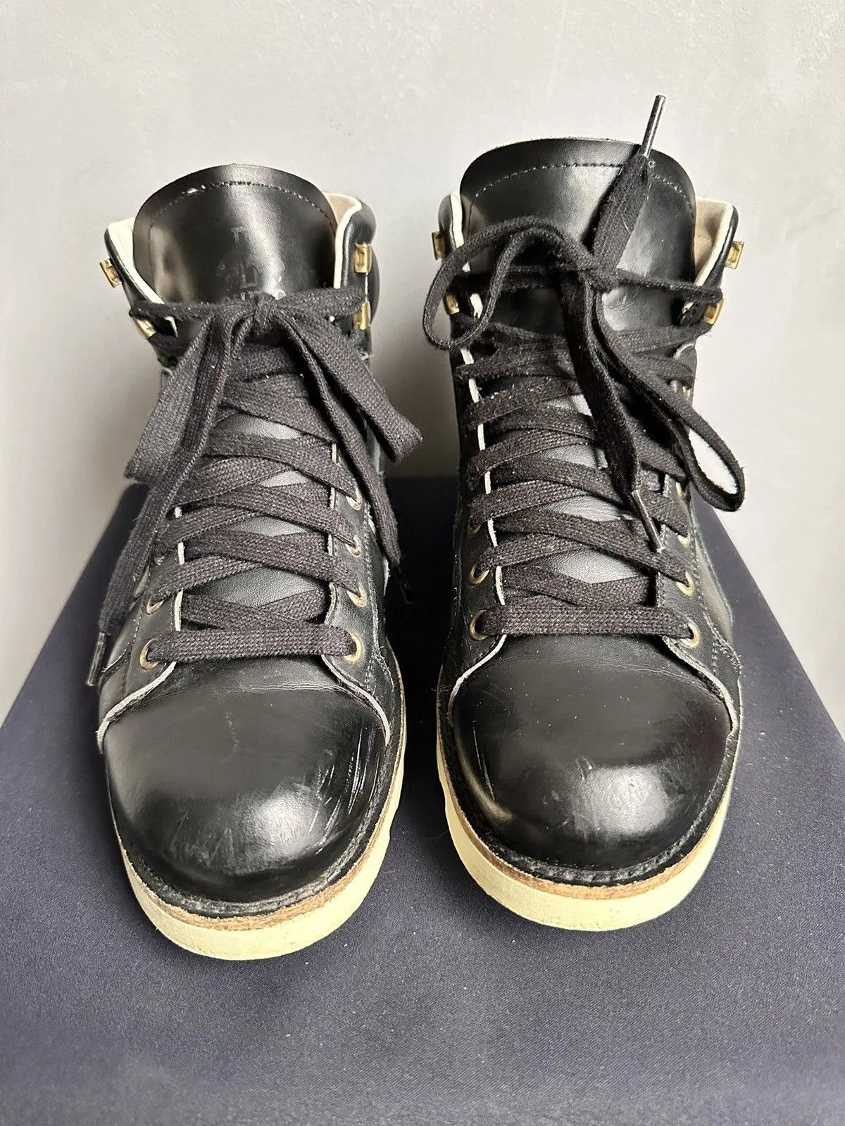 KMRii Wow 😻 Leather Boots Hight Avant Garde A.S98 Syle Size US 8.5 / EU 41-42 - 5 Thumbnail