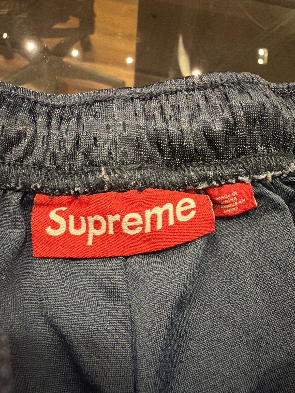 Supreme Supreme Varisty Mesh Shorts - Navy Size US 30 / EU 46 - 4 Thumbnail