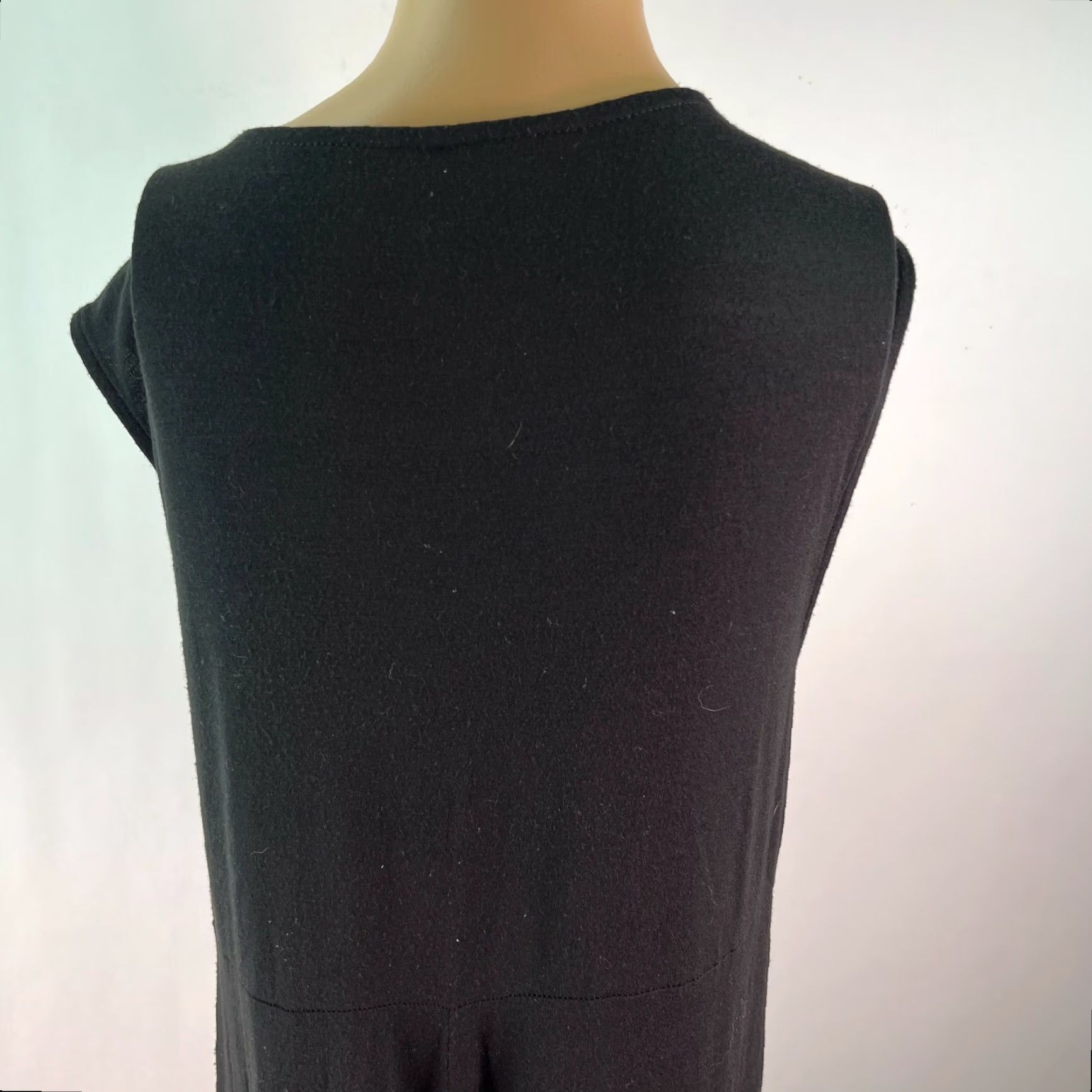 Faded Glory VINTAGE Faded Glory Womens Beaded Empire Waist V Neck Black Maxi Dress 1X Size Size XL / US 12-14 / IT 48-50 - 5 Thumbnail