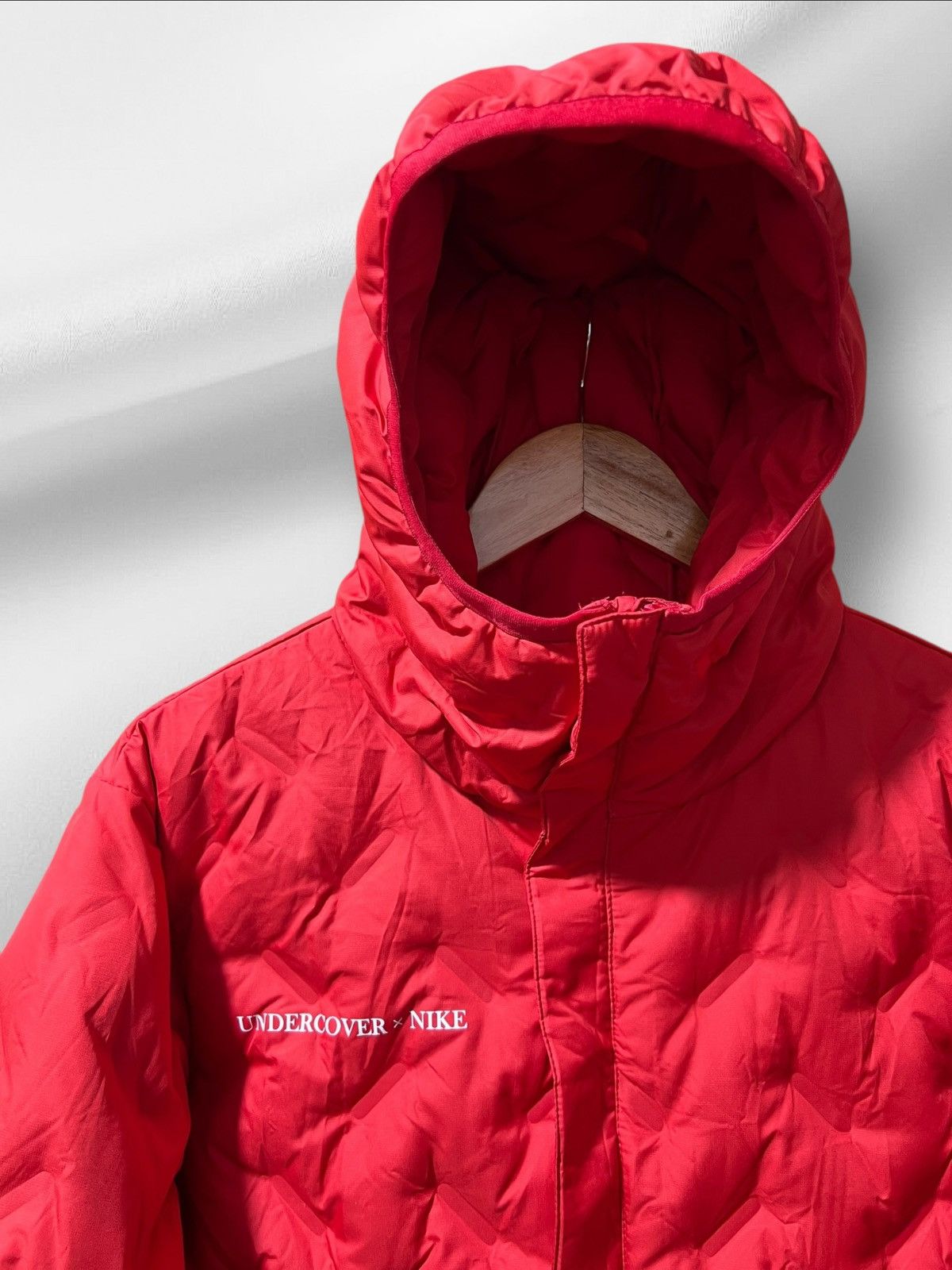 Nike × Undercover Nike x Undercover Layered Fishtail Parka Puffer Jacket Red Size US M / EU 48-50 / 2 - 4 Thumbnail