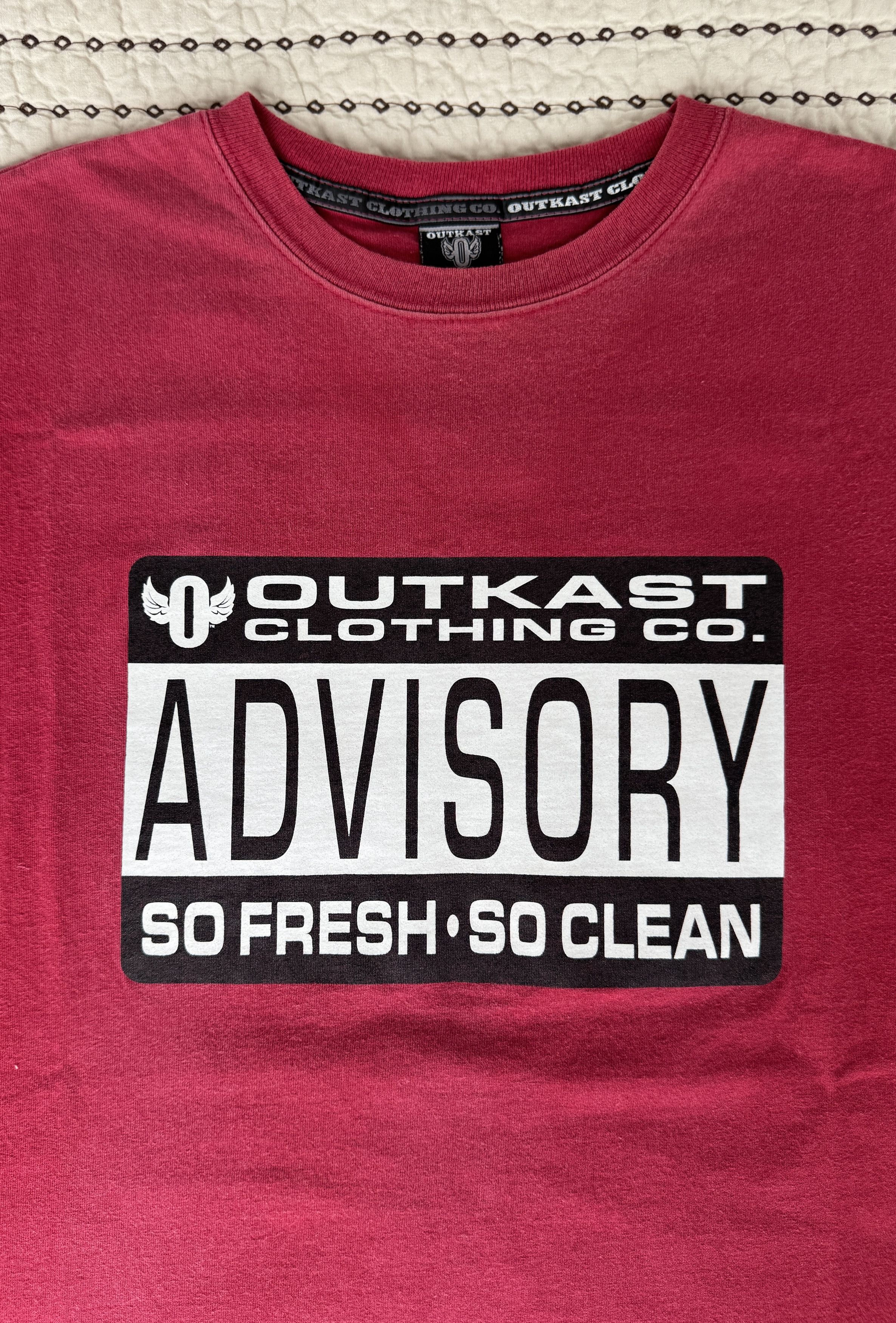 Rap Tees OUTKAST - SO FRESH SO CLEAN T-SHIRT RED XL RAP TEES Size US XL / EU 56 / 4 - 3 Thumbnail