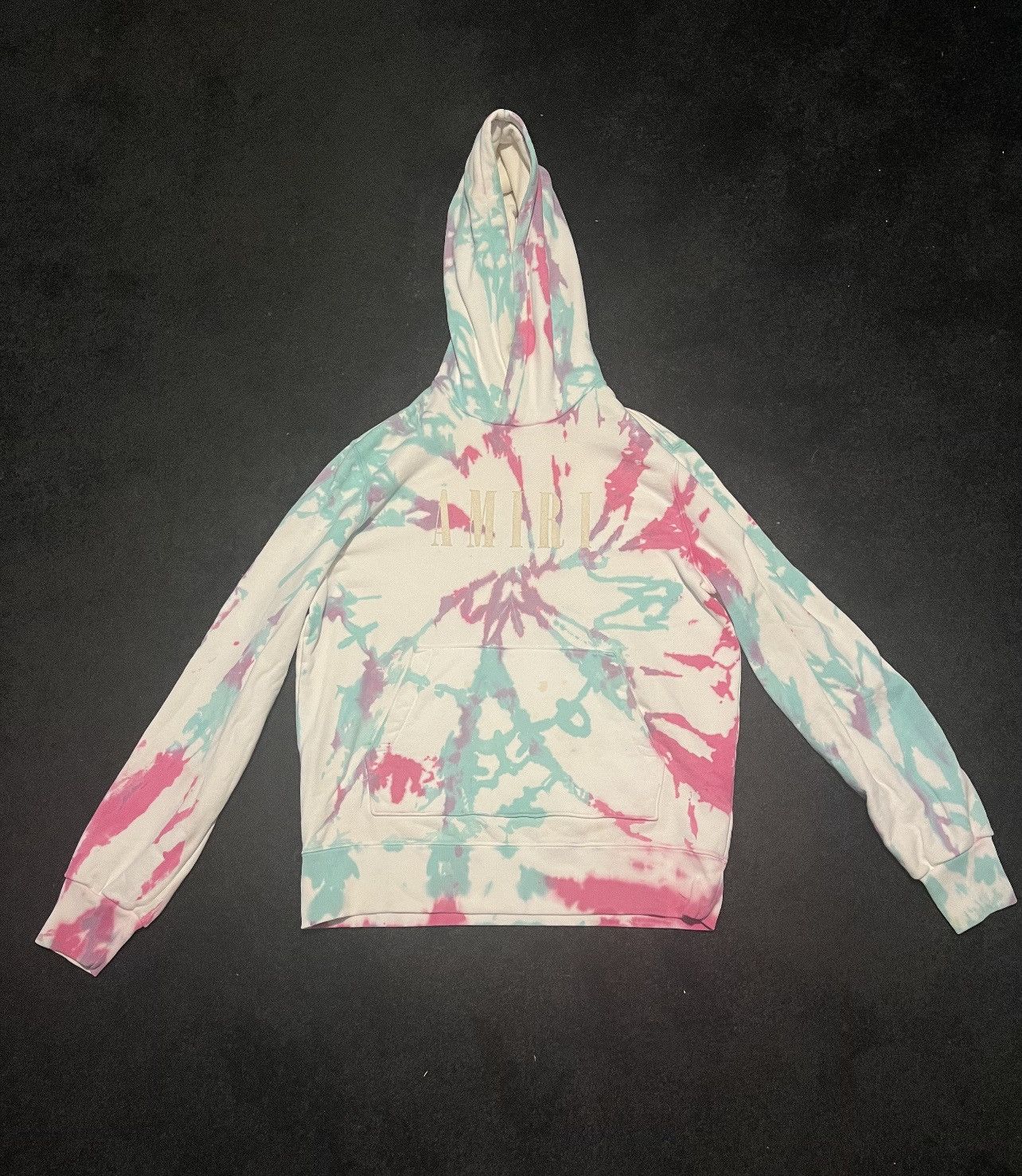 Amiri Amiri Logo Tie Die Hoodie Size US M / EU 48-50 / 2 - 1 Thumbnail