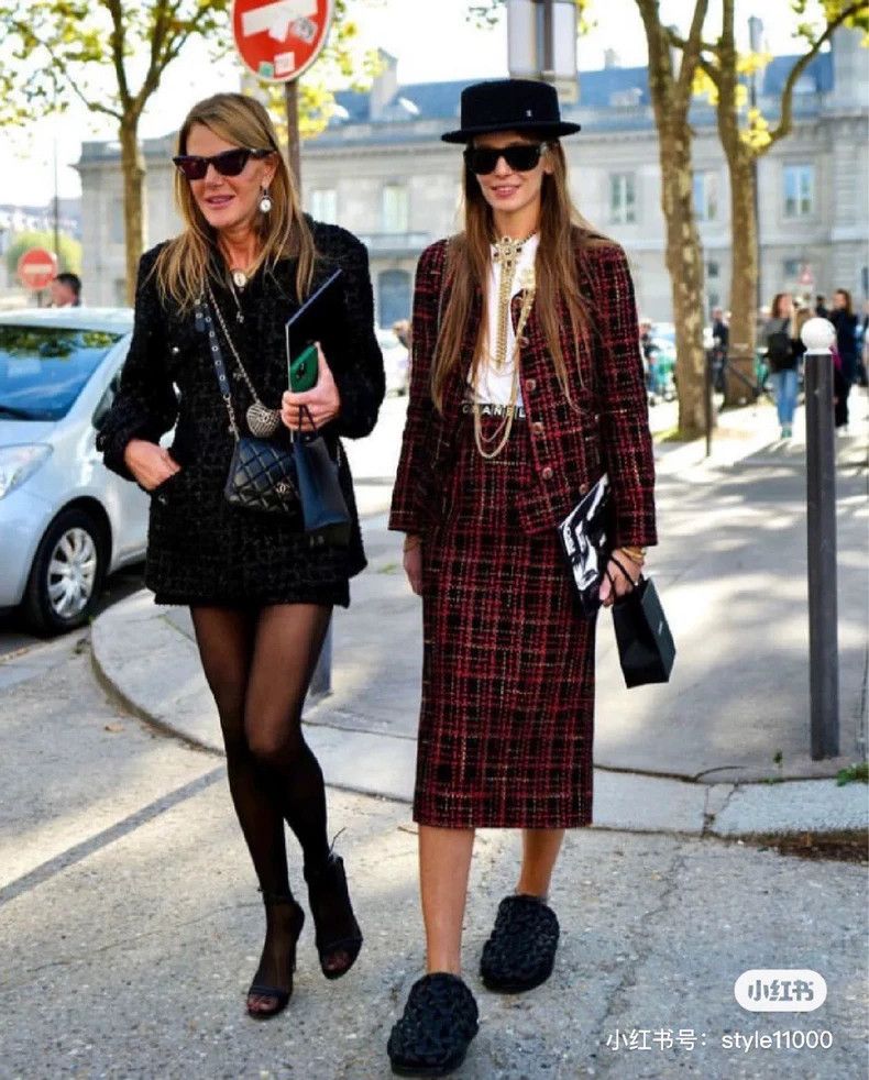 Chanel Chanel 22k red and black plaid tweed jacket Size XXS / US 00 / IT 34 - 7 Thumbnail