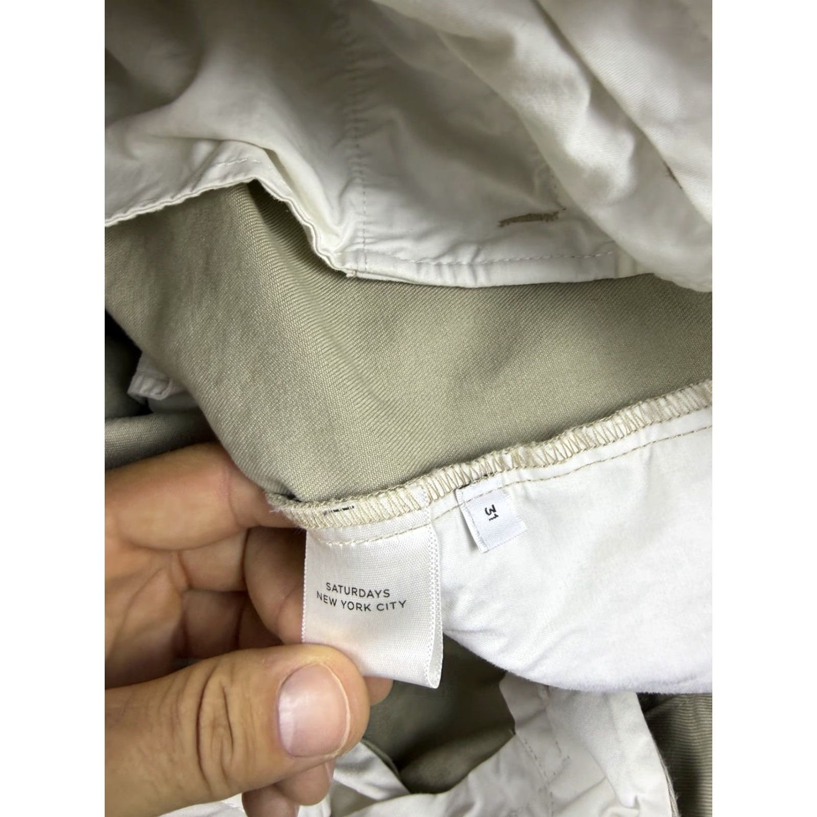 Saturdays NYC **Saturdays NYC Chino Pants Mens Slim Beige 31x26** User: Saturdays NYC Chino Pants Mens Slim Beige 31x26 Size US 31 - 5 Thumbnail