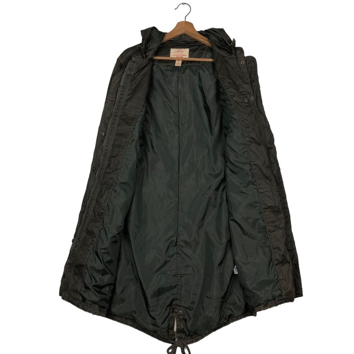 Japanese Brand 🔥Vintage Wax Fish Tail Parka Jacket Levi’s Biker Parachute Size US S / EU 44-46 / 1 - 13 Thumbnail