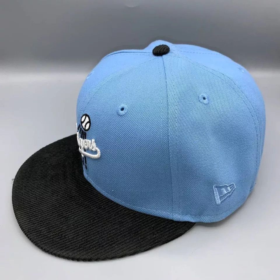 New Era Los Angeles LA Dodgers Hat Men 7 5/8 59Fifty New Era Fitted Size ONE SIZE - 3 Thumbnail