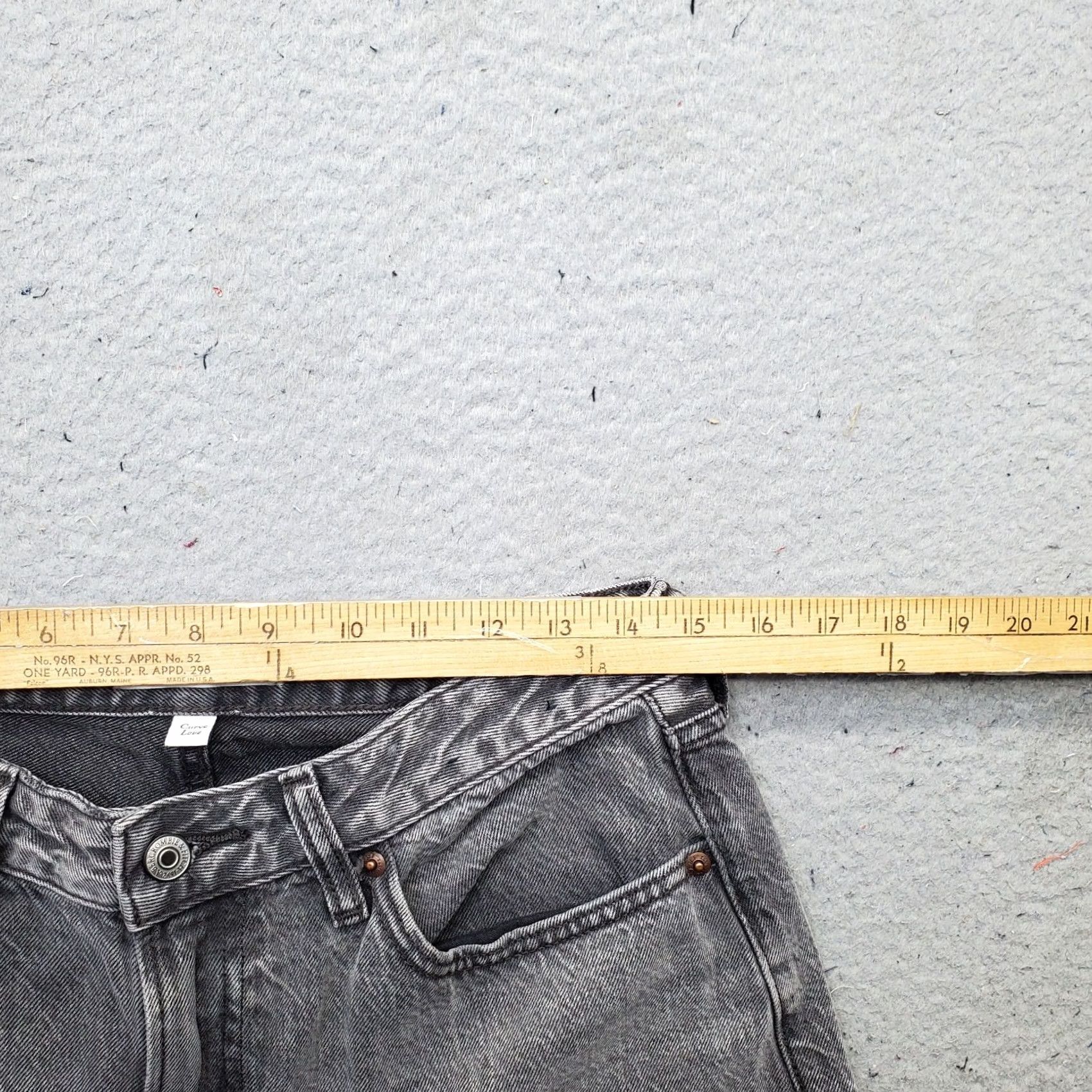 Abercrombie & Fitch Abercrombie & Fitch Curve Love Jeans Women's 10S Gray Denim The Loose High Rise Shirt Jeans? Size 32" / US 10 / IT 46 - 6 Thumbnail