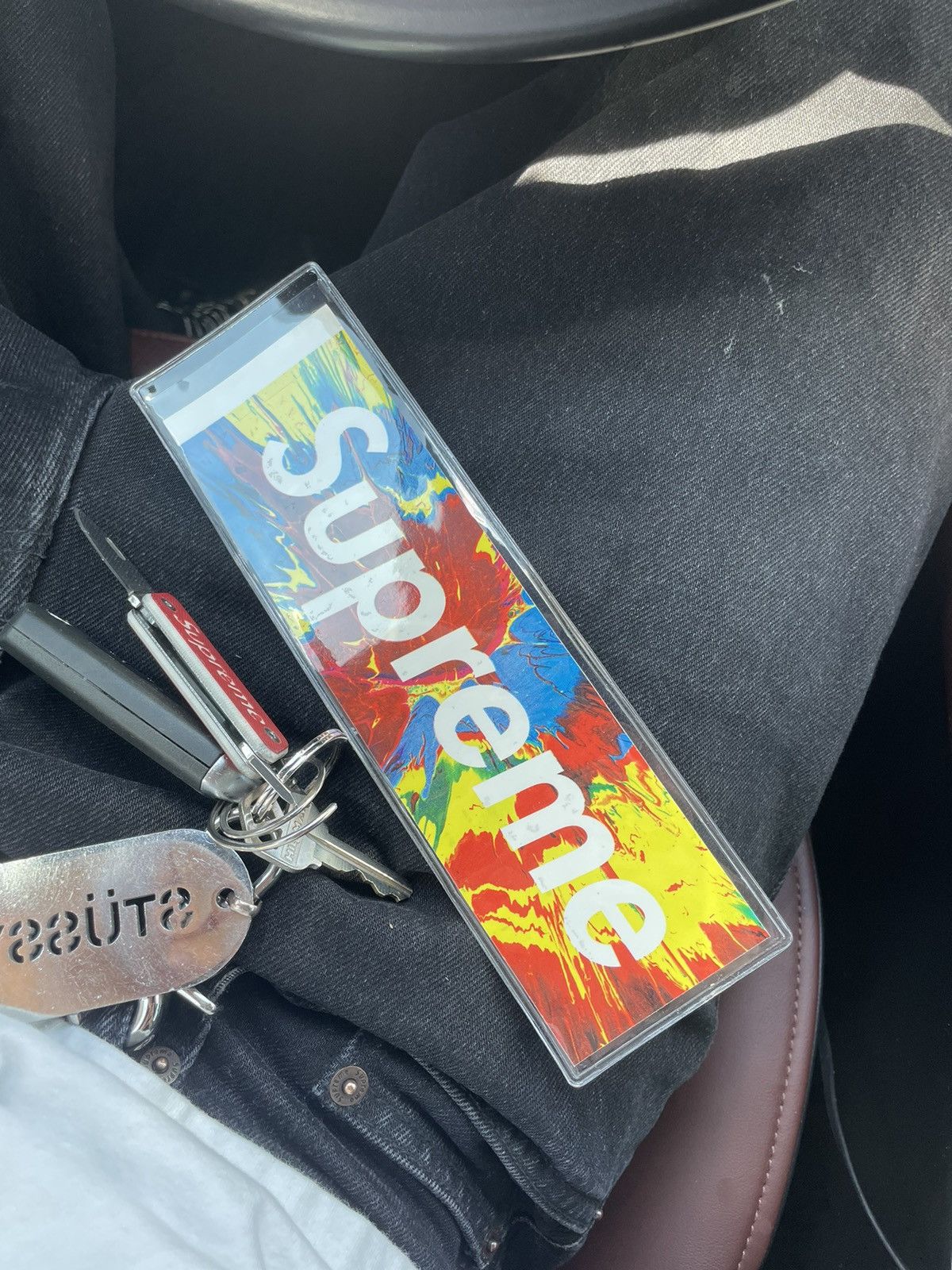 スケートボード SUPREME DAMIEN HIRST BOX LOGO STICKER Supreme Supreme Damien Hirst Box Logo Sticker Set | Grailed