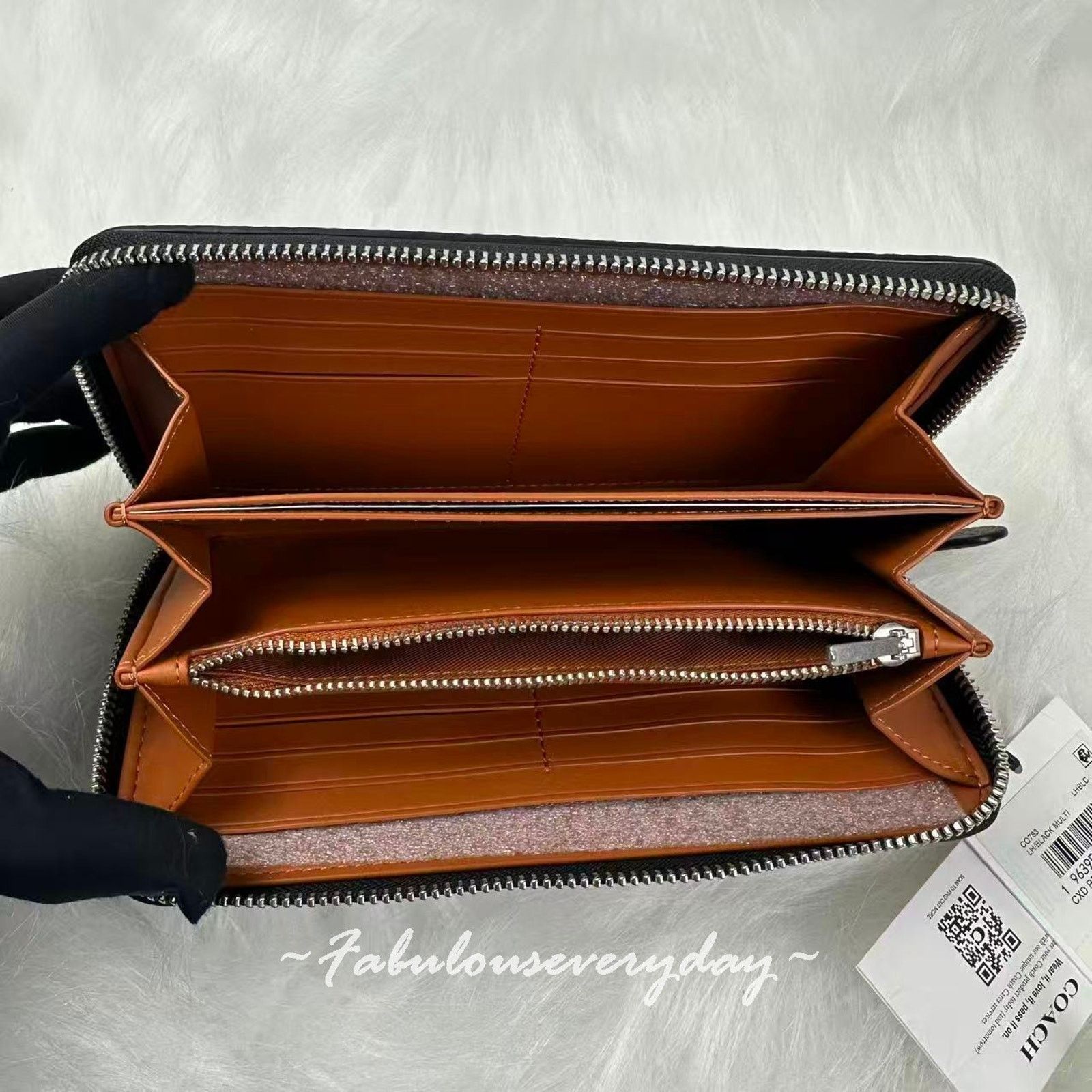 Coach Disney X Coach Essential Accordion Zip Wallet Black Mickey Size ONE SIZE - 7 Thumbnail