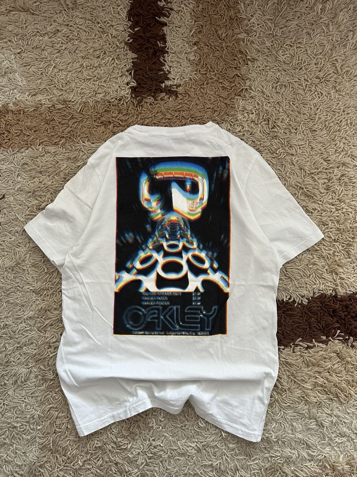 Oakley × Vintage 🔥VINTAGE Y2K BIG LOGO OAKLEY MEN BLUR T-SHIRT SOFTWARE🔥 Size US M / EU 48-50 / 2 - 1 Thumbnail