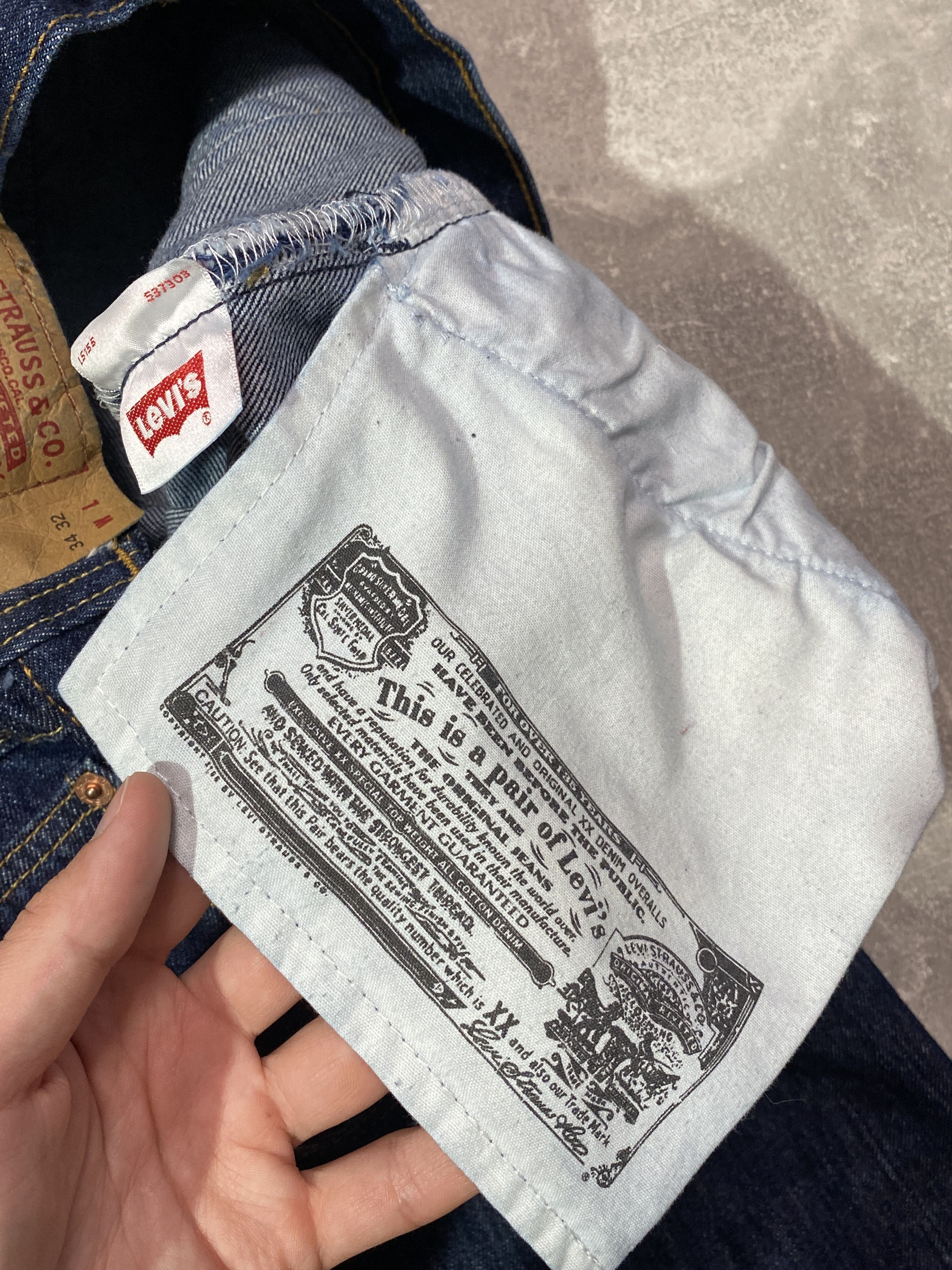Levi's Vintage Clothing Vintage Y2K Levis 501 Blue Jeans Size US 34 / EU 50 - 8 Thumbnail