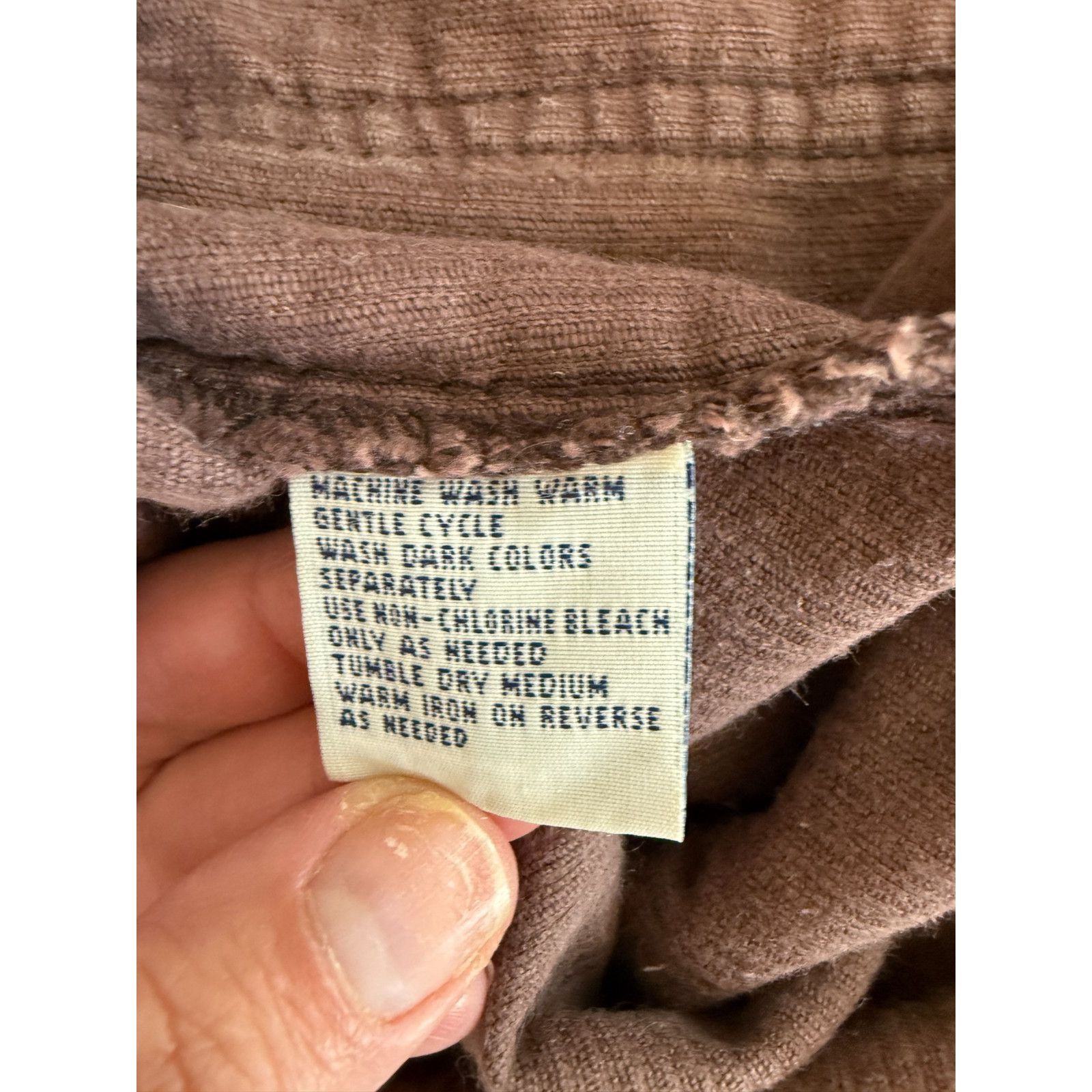 Other Vintage Corduroy Jumper Dress Brown Kikomo Sleeveless Zip F Size L / US 10 / IT 46 - 7 Thumbnail