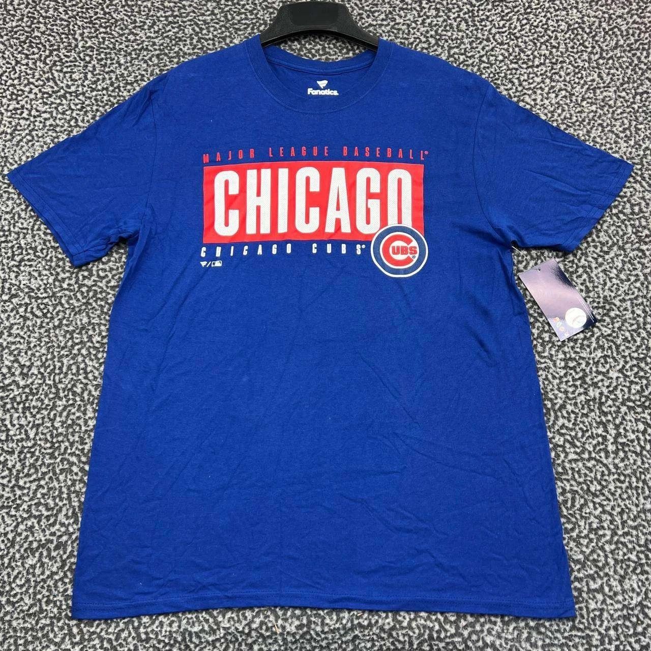 Other Chicago Cubs Shirt Men Blue Short Sleeve Crew Neck New L Size US L / EU 52-54 / 3 - 1 Thumbnail