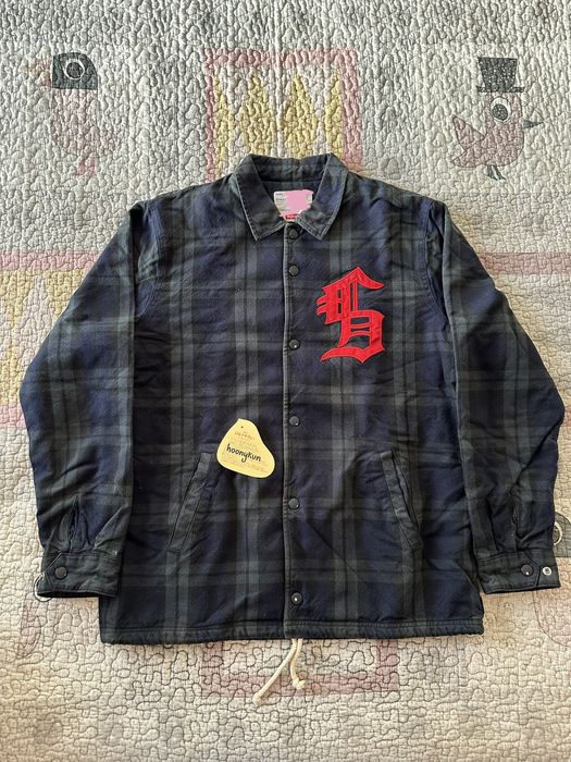 Supreme FW12 SUPREME BLACKWATCH CANVAS COACHES JACKET SZ M | Grailed