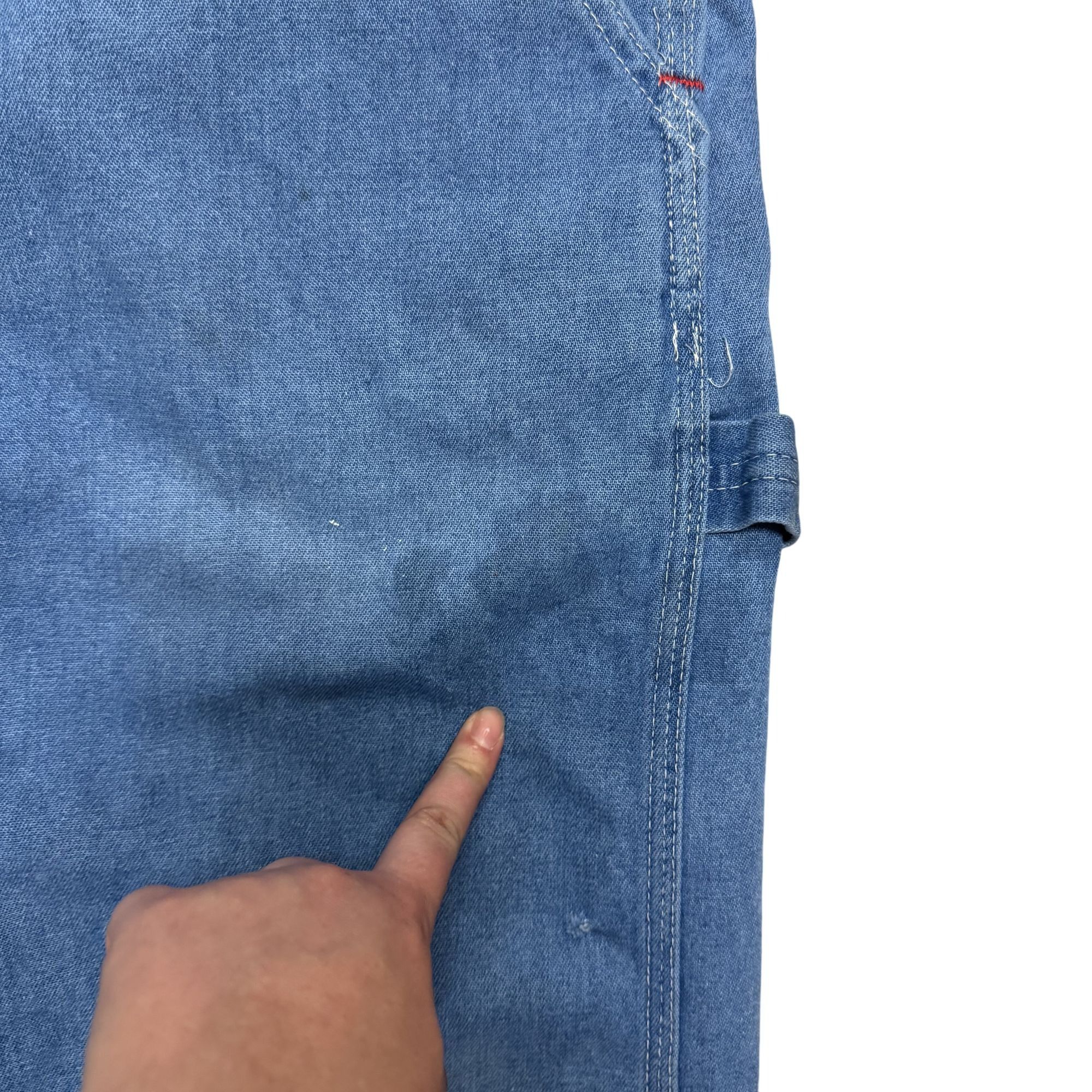 Big Mac Vtg Big Mac Blue Jean Square Bak BIB Overalls Size US 38 / EU 54 - 8 Thumbnail