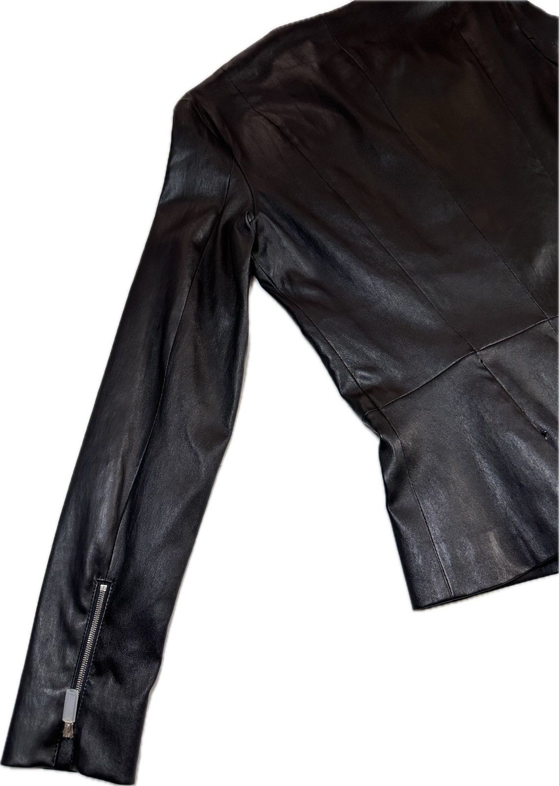 The Row The Row Anasta Jacket 100% Lambskin Leather Size XL / US 12-14 / IT 48-50 - 17 Thumbnail
