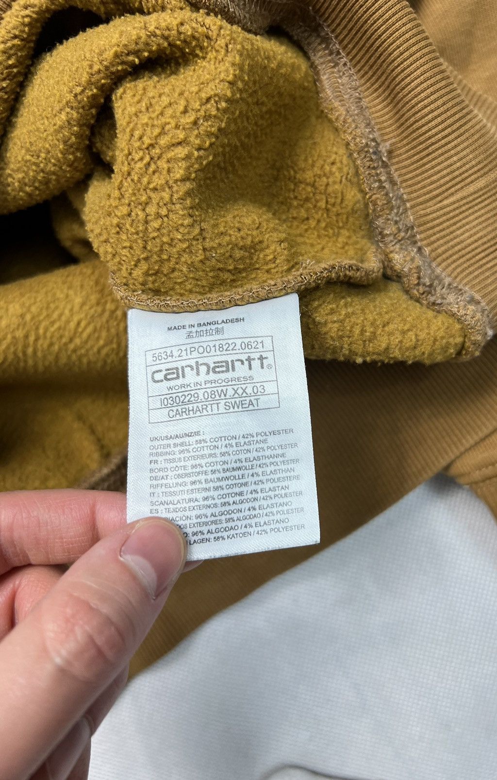 Carhartt Sweatshirt Carhartt spellout big logo great color Size US M / EU 48-50 / 2 - 4 Thumbnail