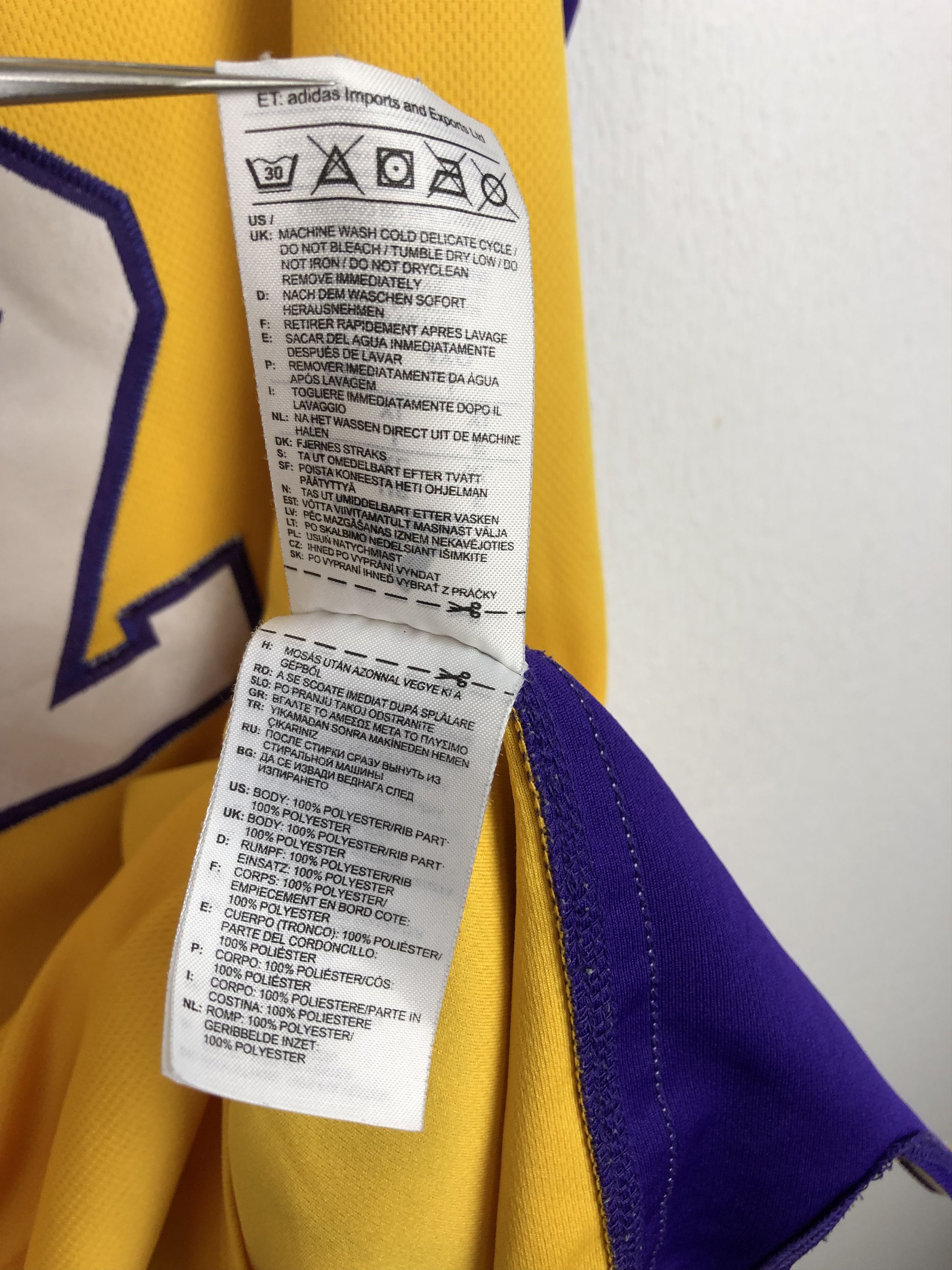 Adidas Adidas Dwight Howard Los Angeles Lakers Jersey NBA Shirt Size US XL / EU 56 / 4 - 8 Thumbnail