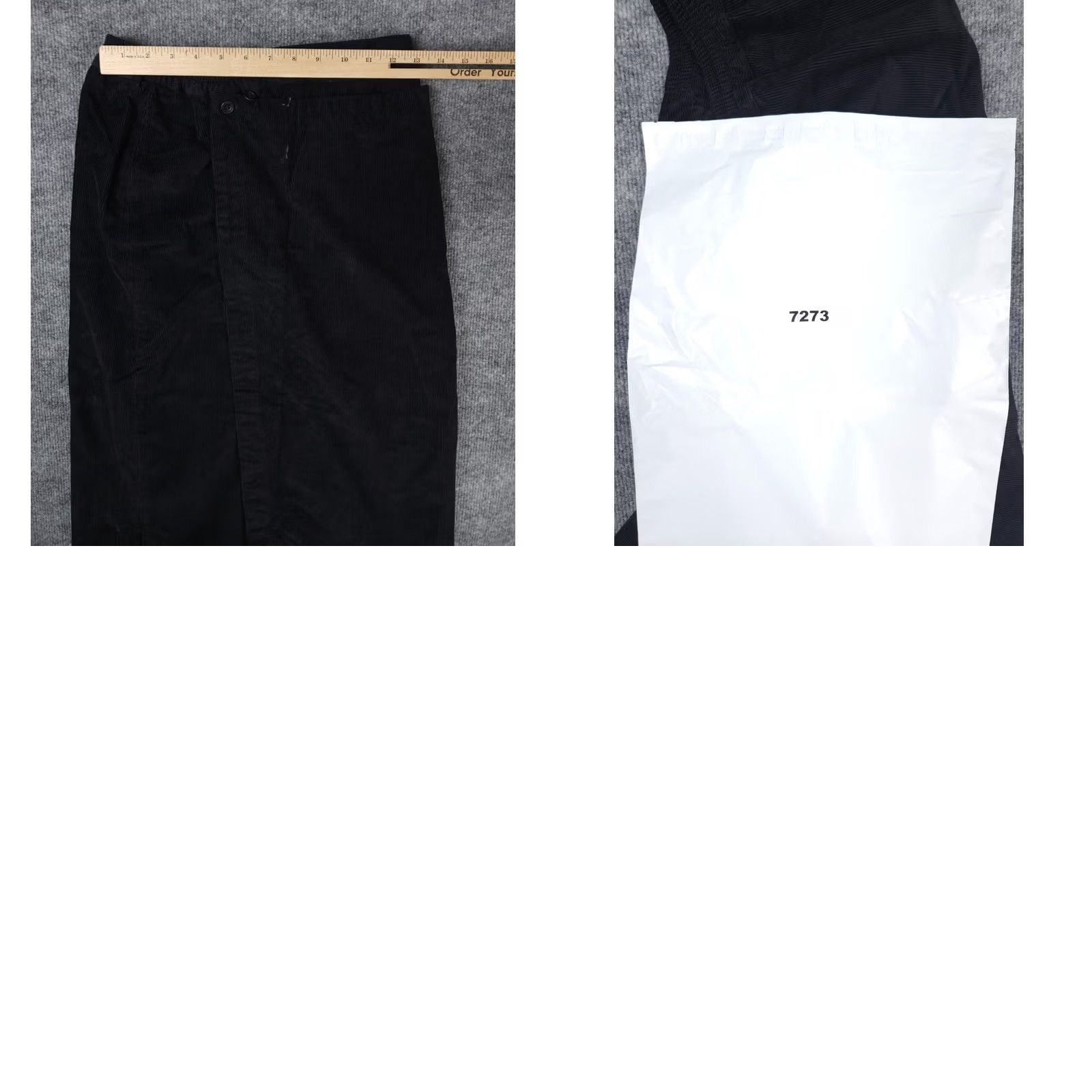 eskandar Eskandar Skirt Womens 1 Black Cashmere Blend Maxi Long Regular UK Made England Women L 26x32 Bohemian Art Festival Casual Travel Workwear Shirt? Size 36" / US 14 / IT 50 - 8 Thumbnail