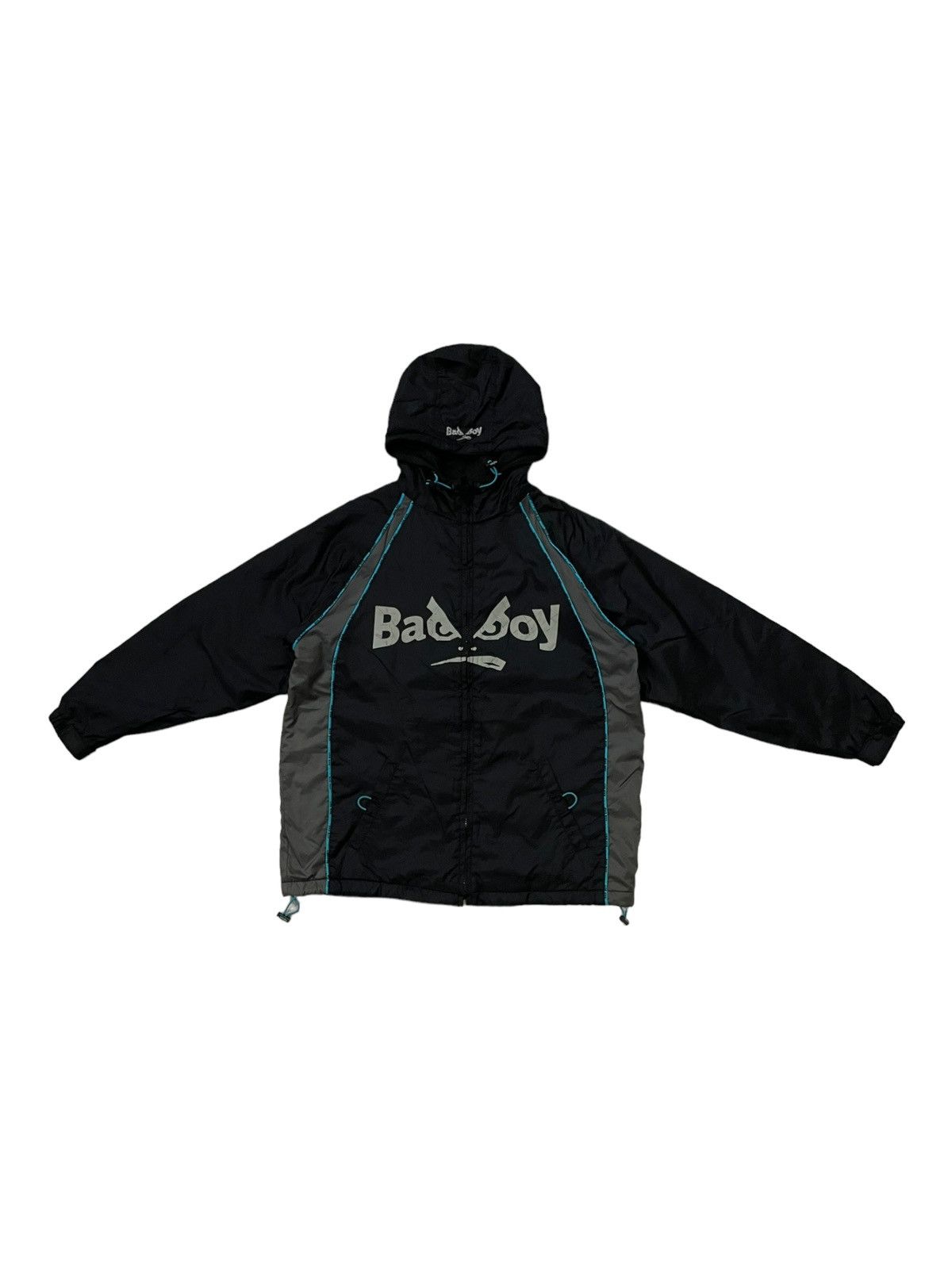 Japanese Brand Bad Boy Spell Out Zip Up Hood Jacket Size US M / EU 48-50 / 2 - 2 Thumbnail
