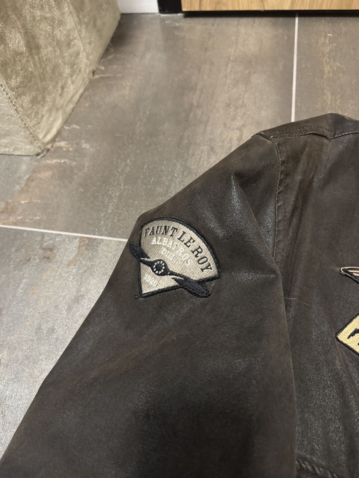 Other Ochnik Men's Pilot Leather Jacket 303 Squadron Size US XL / EU 56 / 4 - 6 Thumbnail